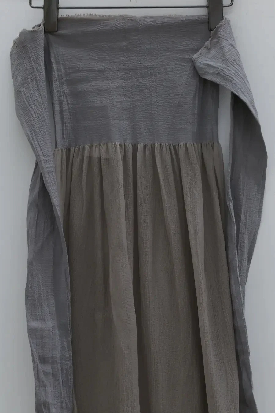 marc le bihan strapless tube top dress 21944-E21 GREY - Image 9