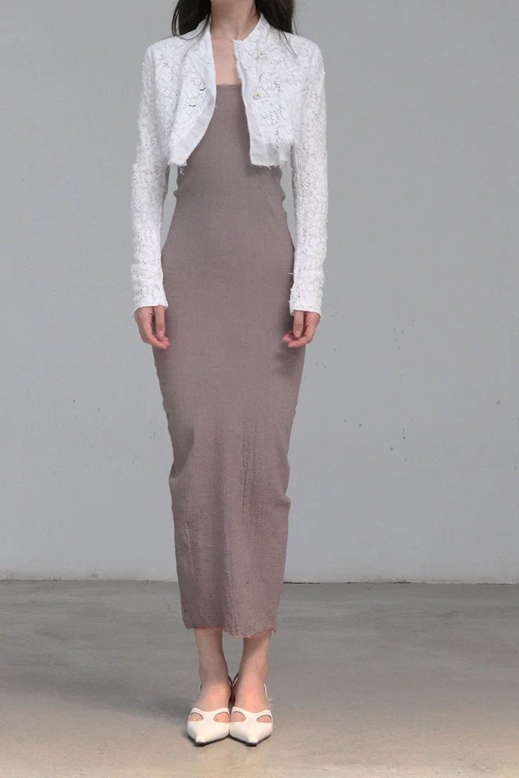 Marc Le Bihan Stretch Bandeau Dress or Skirt Collection MLB-25900-KMMEIGUI Deadwood Rose Long Skirt 25900 25901 - Image 11
