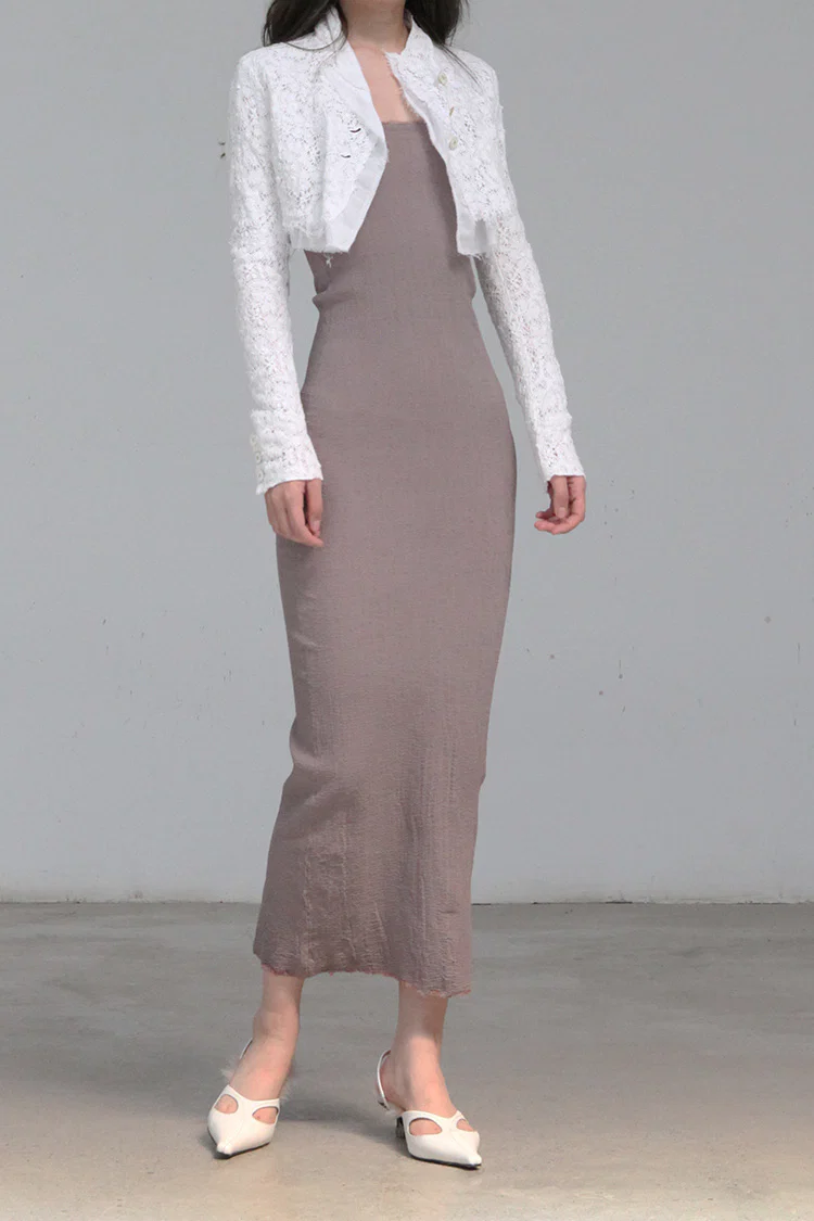 Marc Le Bihan Stretch Bandeau Dress or Skirt Collection MLB-25900-KMMEIGUI Deadwood Rose Long Skirt 25900 25901 - Image 13