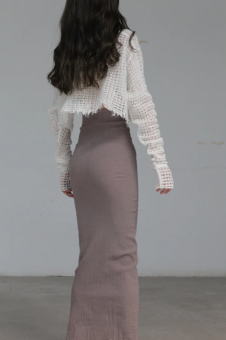 Marc Le Bihan Stretch Bandeau Dress or Skirt Collection MLB-25900-KMMEIGUI Deadwood Rose Long Skirt 25900 25901 - Image 15