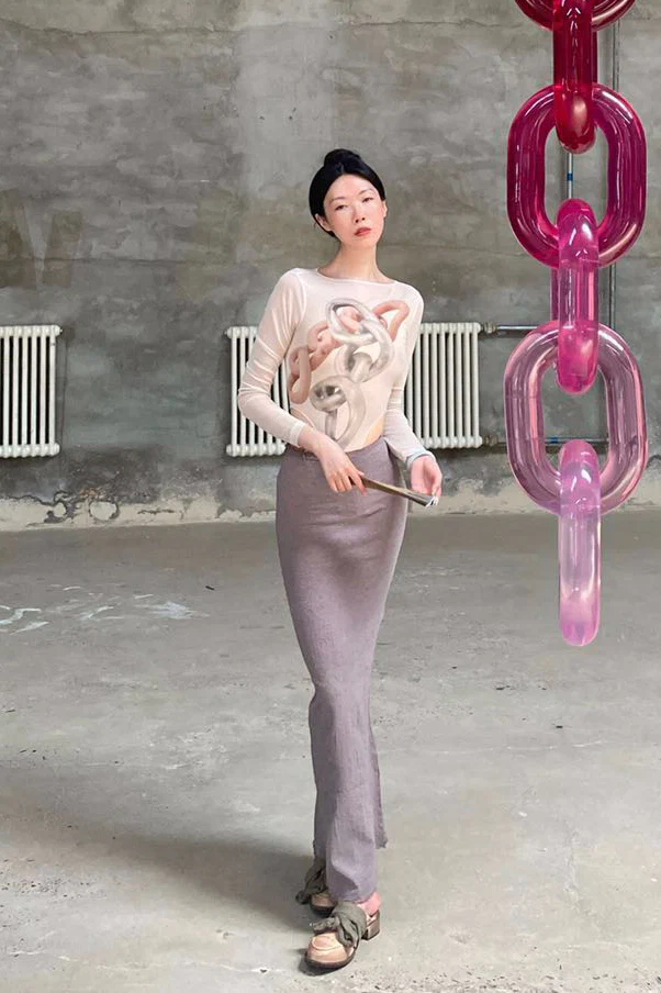 Marc Le Bihan Stretch Bandeau Dress or Skirt Collection MLB-25900-KMMEIGUI Deadwood Rose Long Skirt 25900 25901 - Image 25