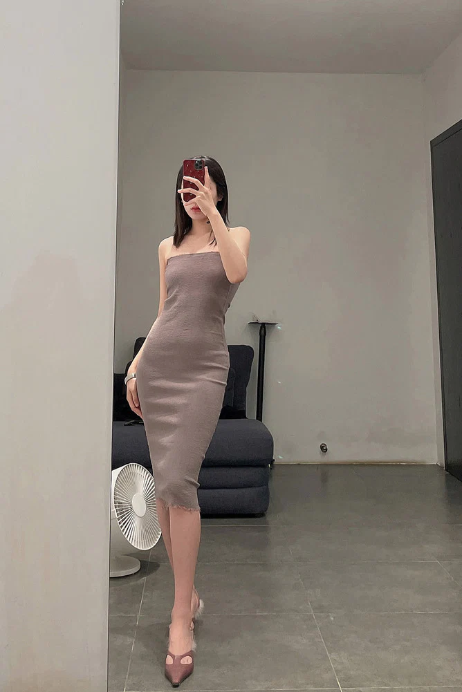 Marc Le Bihan Stretch Bandeau Dress or Skirt Collection MLB-25900-KMMEIGUI Deadwood Rose Long Skirt 25900 25901 - Image 27