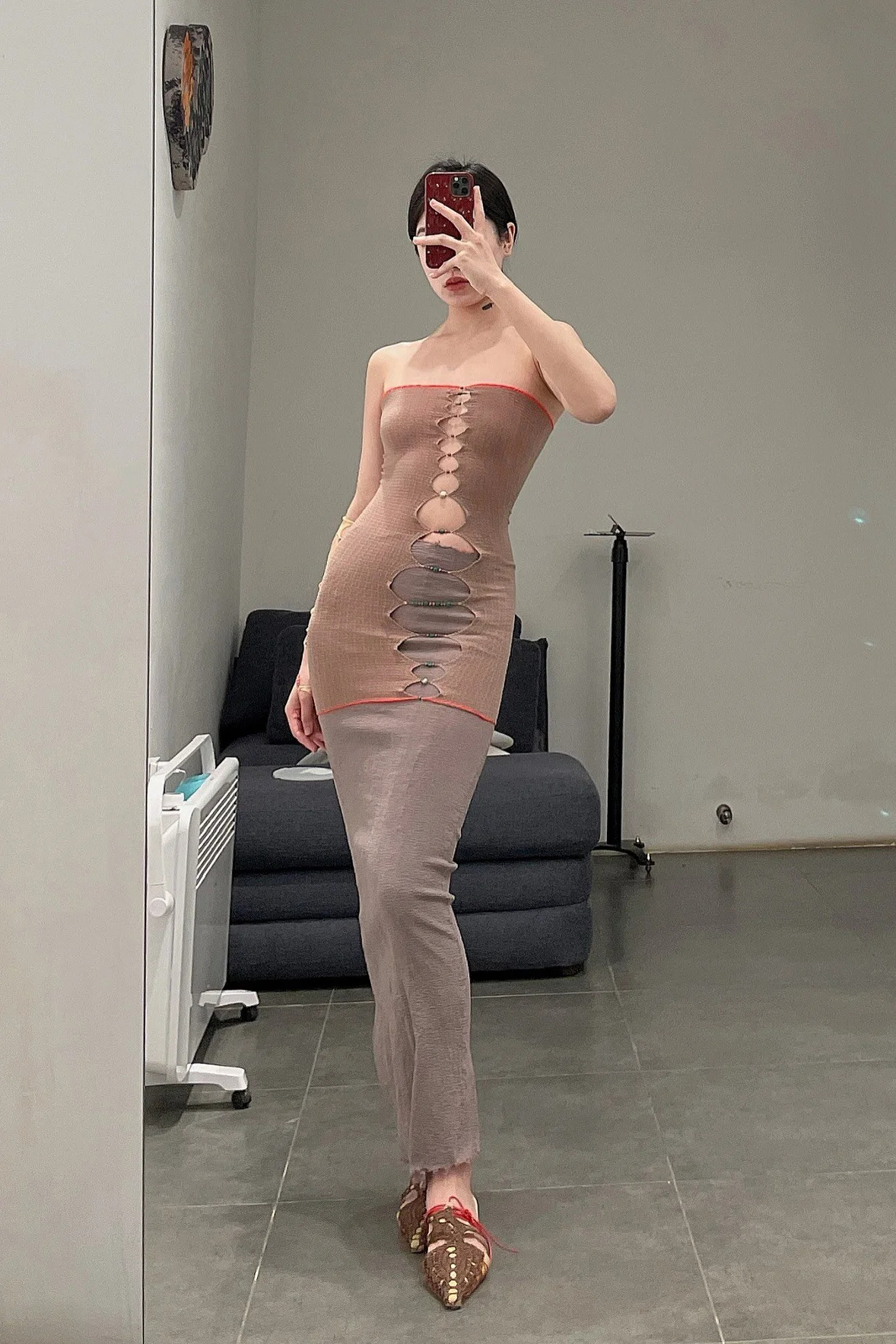 Marc Le Bihan Stretch Bandeau Dress or Skirt Collection MLB-25900-KMMEIGUI Deadwood Rose Long Skirt 25900 25901 - Image 28