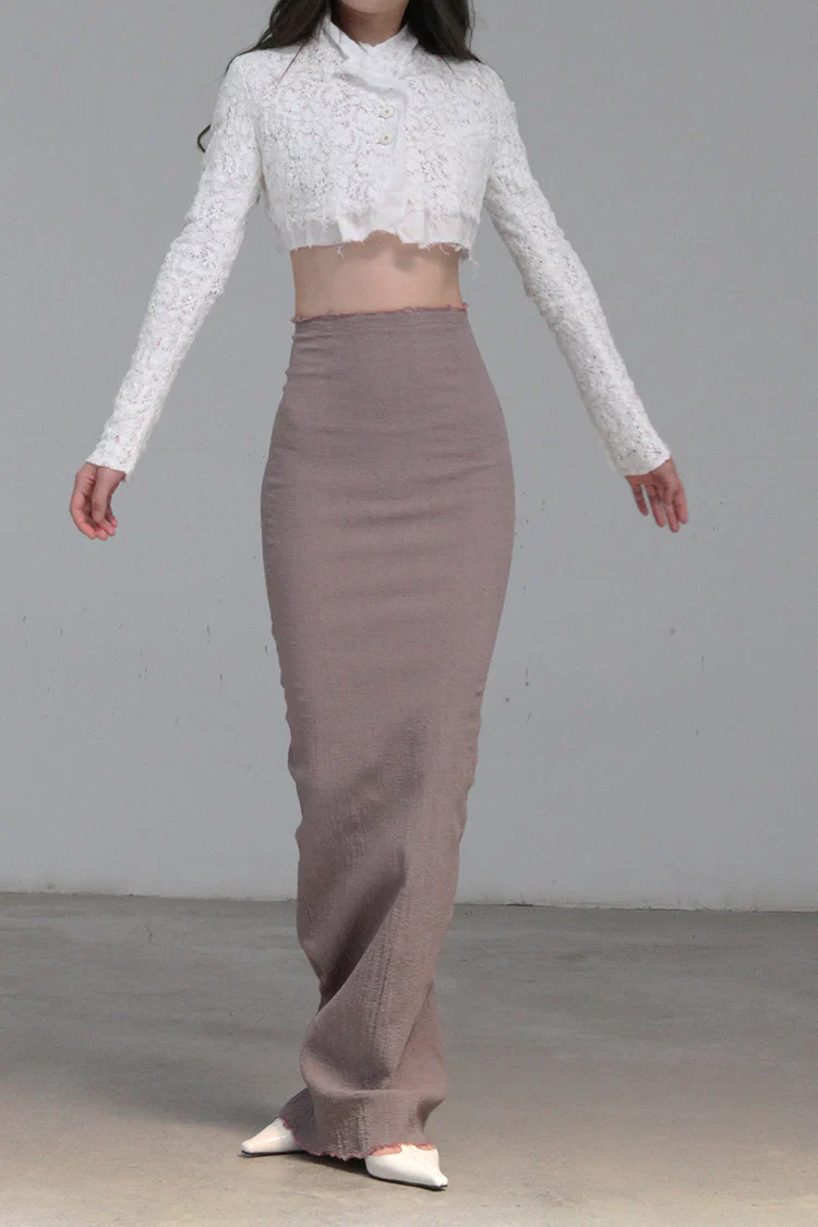 Marc Le Bihan Stretch Bandeau Dress or Skirt Collection MLB-25900-KMMEIGUI Deadwood Rose Long Skirt 25900 25901 - Image 7
