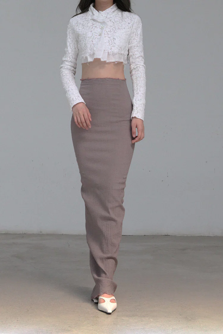 Marc Le Bihan Stretch Bandeau Dress or Skirt Collection MLB-25900-KMMEIGUI Deadwood Rose Long Skirt 25900 25901 - Image 9
