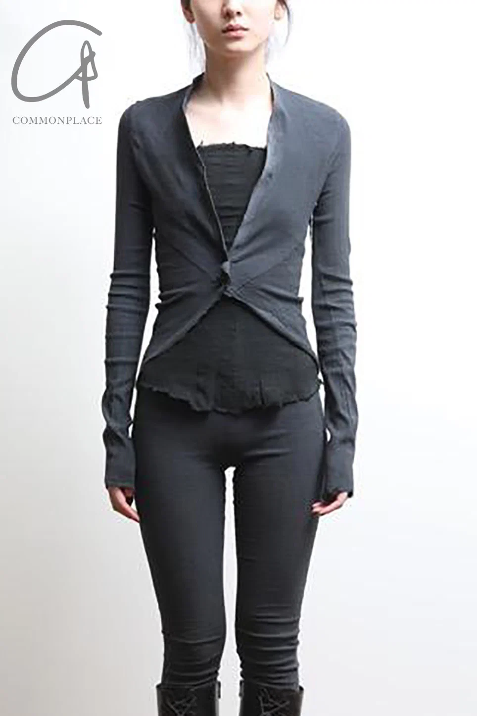 Marc le bihan stretch top 22915-E21 BLACK - Image 7