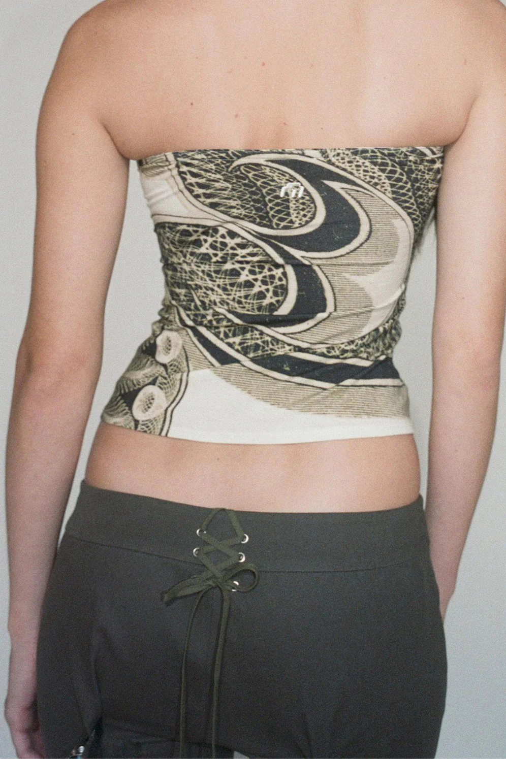 MIAOU 24 autumn and winter printed tube top MAU-7140MCBFOR-YINHUA printed - Image 2