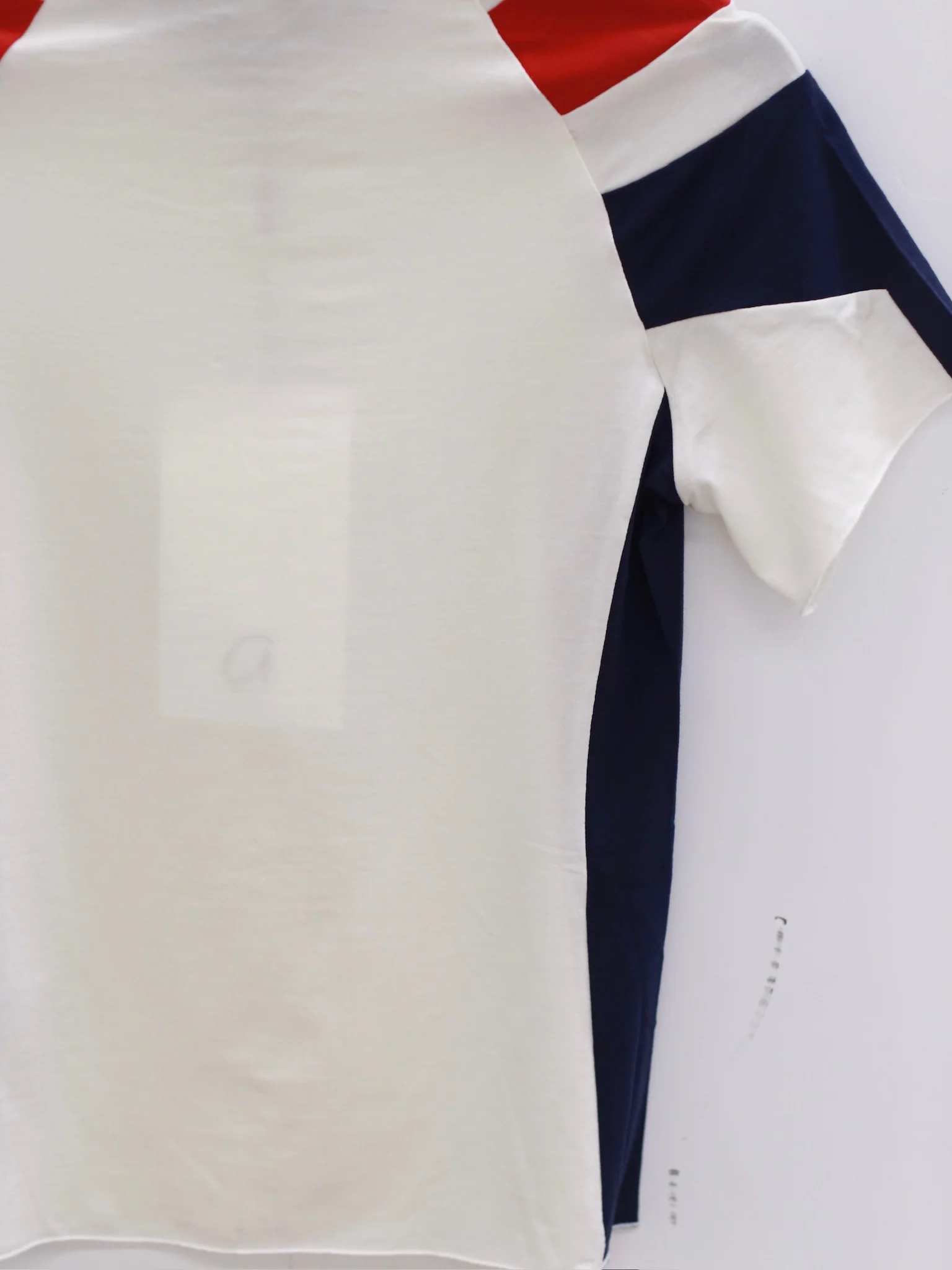 MIAOU 25 Early Autumn Short Sleeve T-shirt MAU-2022LJBWNR-WHITE/NAVY/RED White/Navy/Red - Image 7