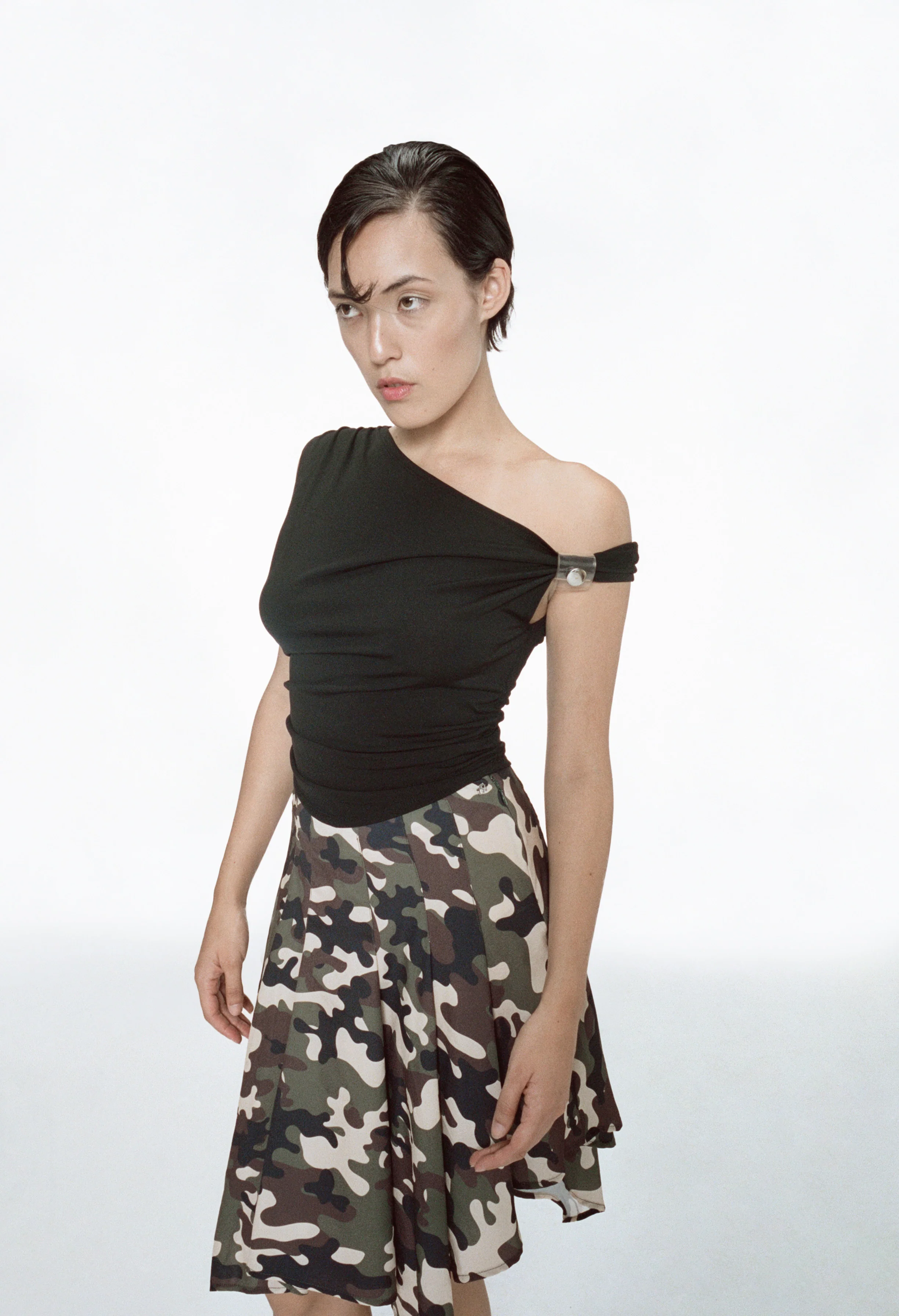 MIAOU 25 Spring/Summer Camouflage Top/Skirt USA MAU-4072GGTCMO-CAMO Skirt 7198SQMCMO - Image 5
