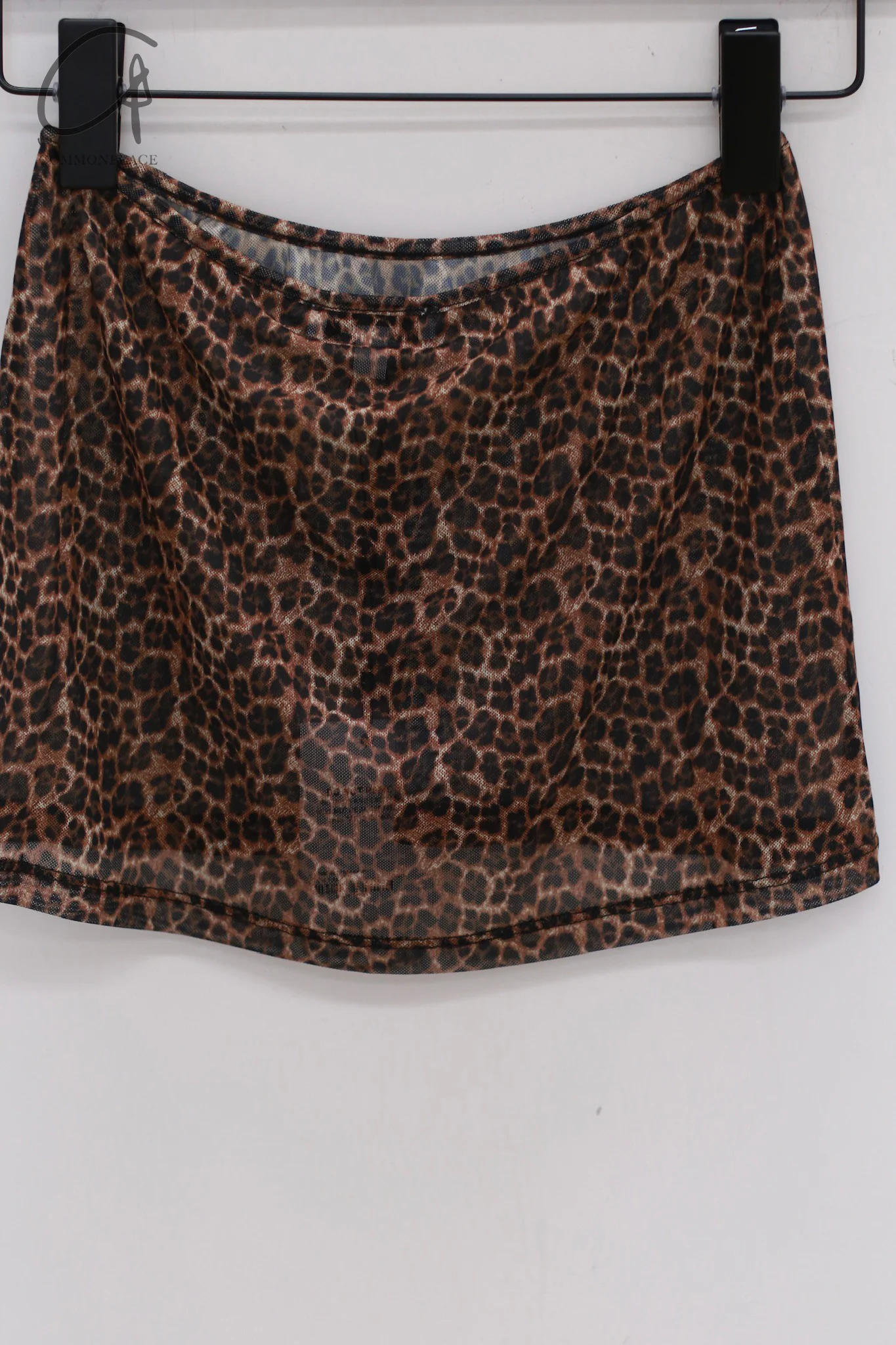MIAOU 25 Spring/Summer Mini T-shirt/Skirt USA MAU-4014PM2LEO-BW Leopard Print Skirt 7026PM2LEO - Image 2