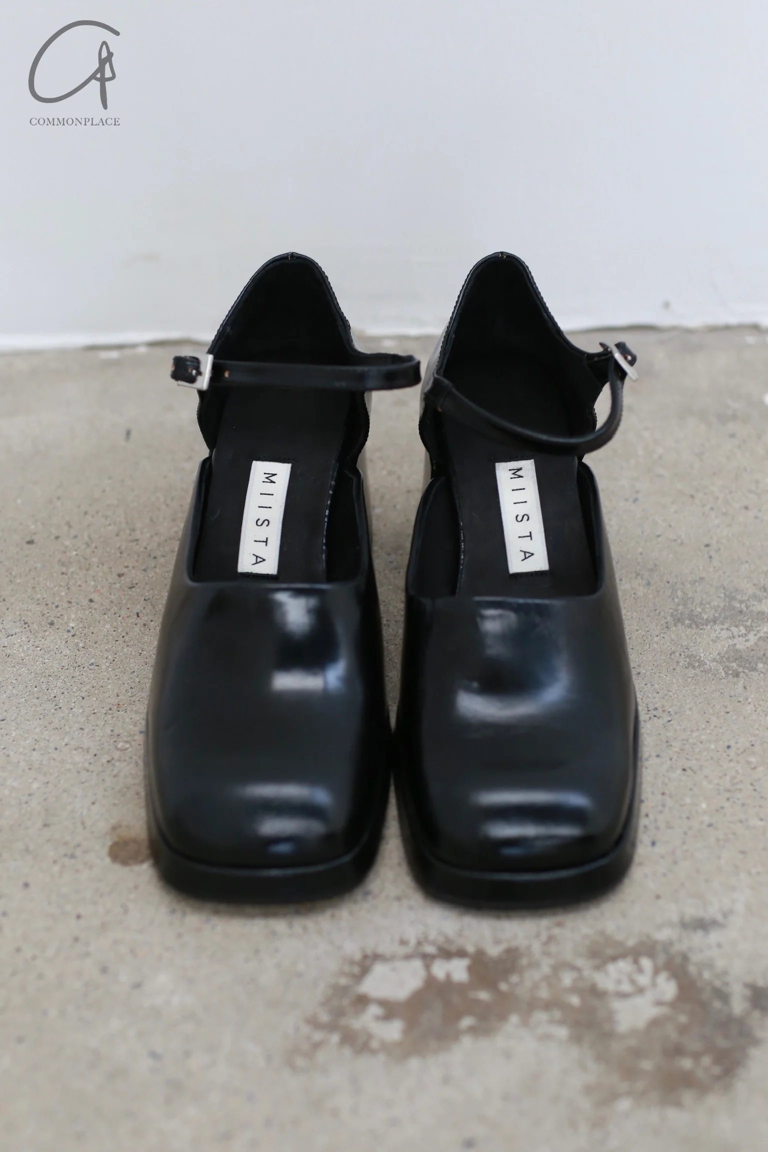 Miista square toe court shoes, cowhide, handmade in Spain, MST-MI_5518-HEI, black, MI_5518 - Image 3
