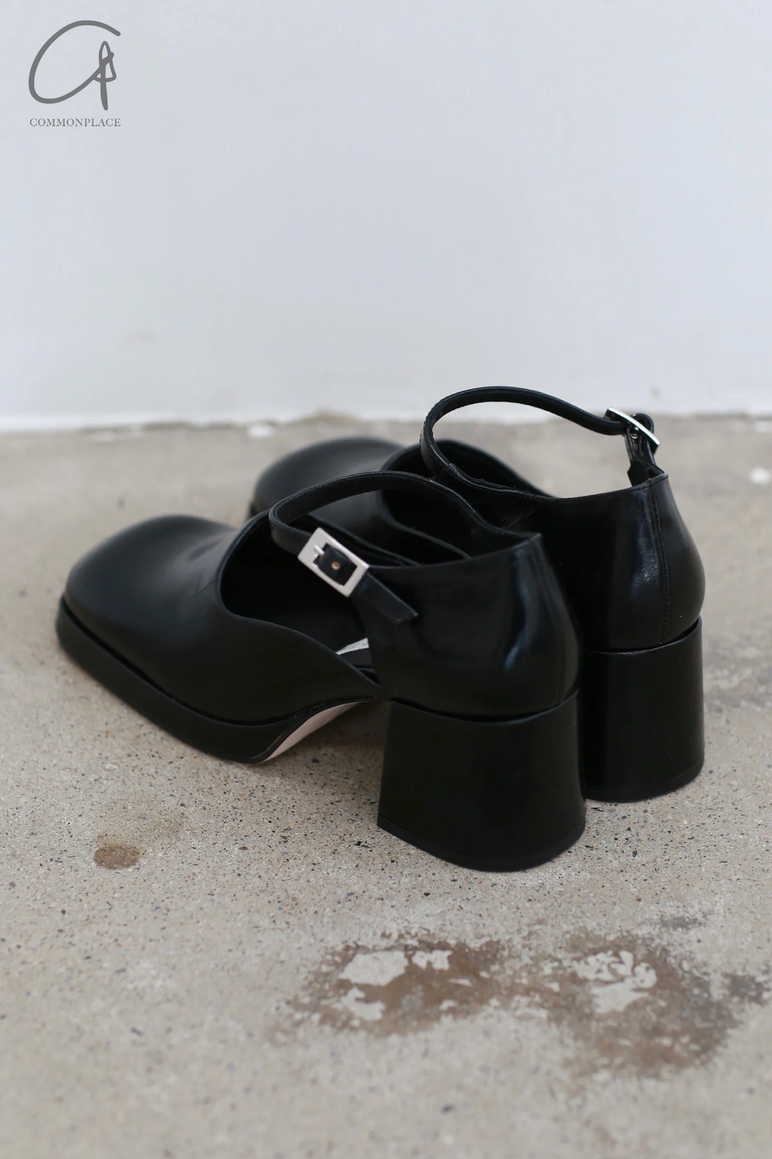 Miista square toe court shoes, cowhide, handmade in Spain, MST-MI_5518-HEI, black, MI_5518 - Image 4