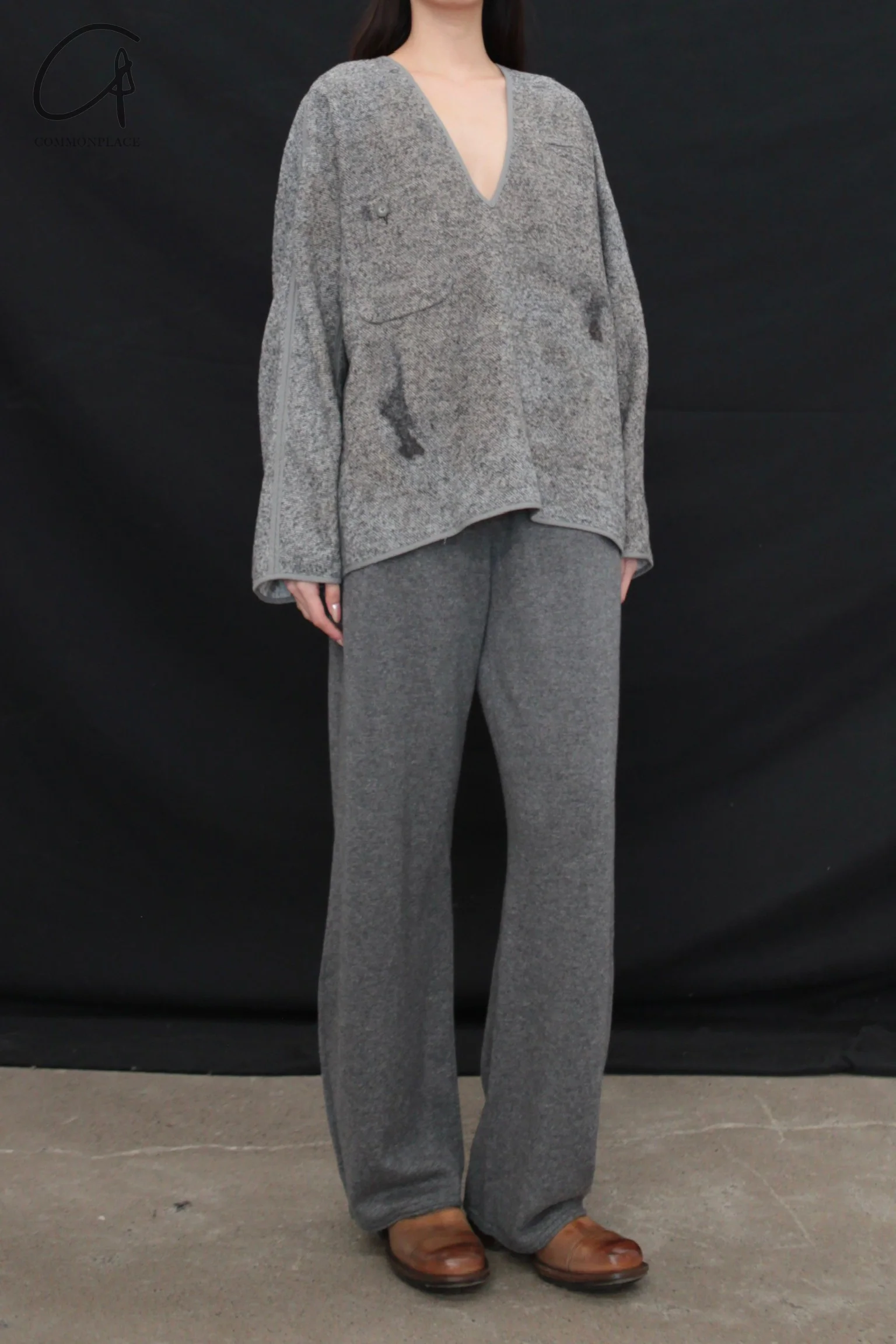 Mutedance 24 Autumn and Winter Cashmere Trousers MD-MD24FW118-GRAY MD24FW118 MD24FW119 - Image 10