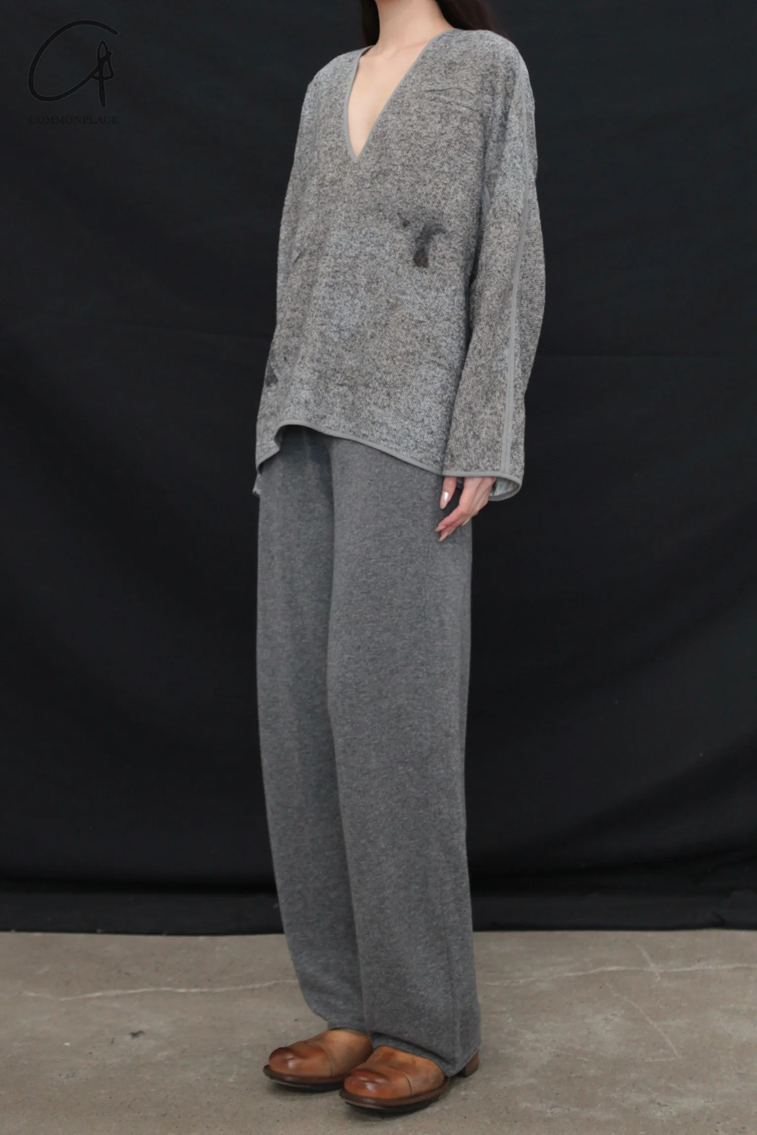 Mutedance 24 Autumn and Winter Cashmere Trousers MD-MD24FW118-GRAY MD24FW118 MD24FW119 - Image 11