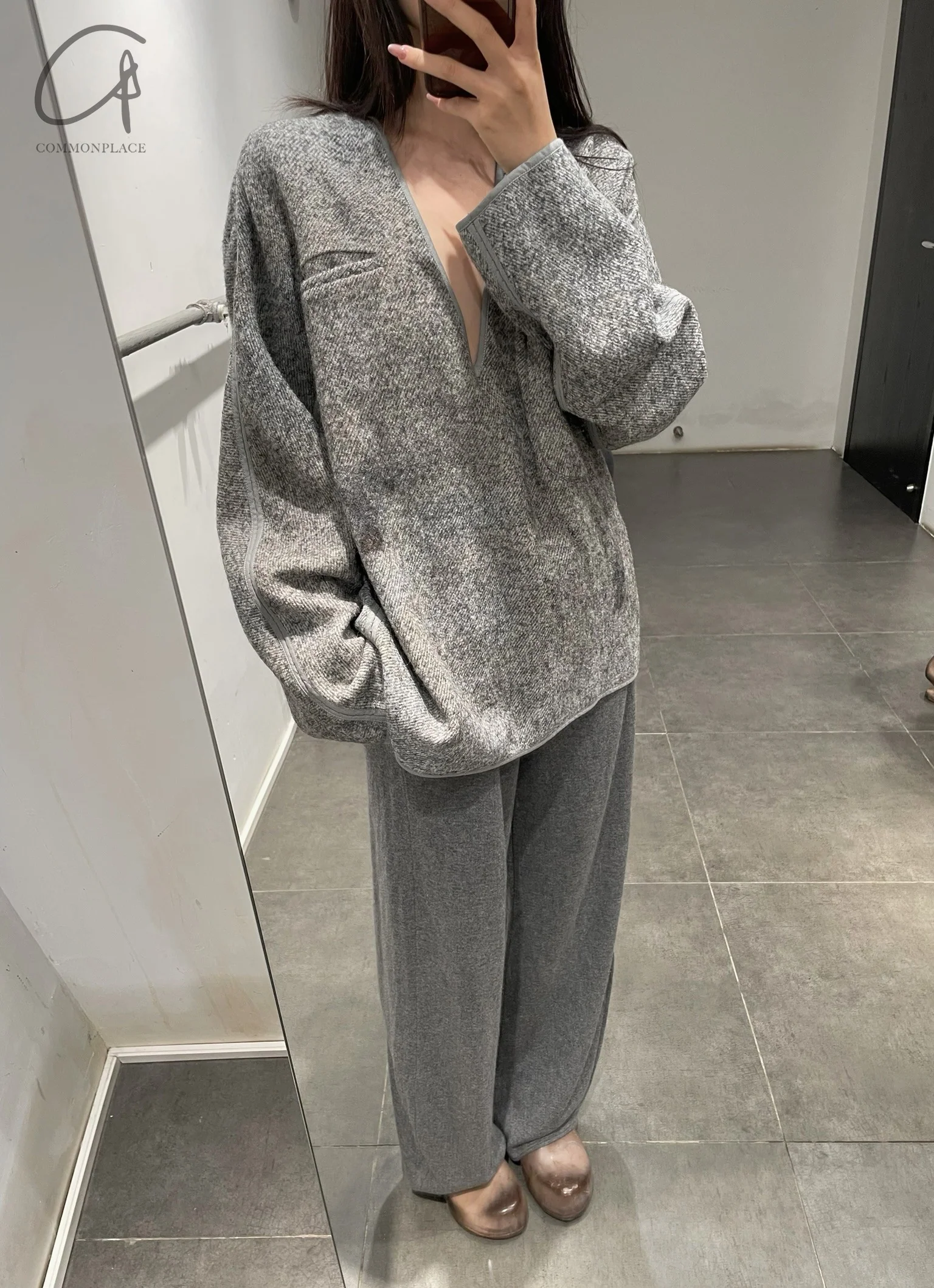 Mutedance 24 Autumn and Winter Cashmere Trousers MD-MD24FW118-GRAY MD24FW118 MD24FW119 - Image 14