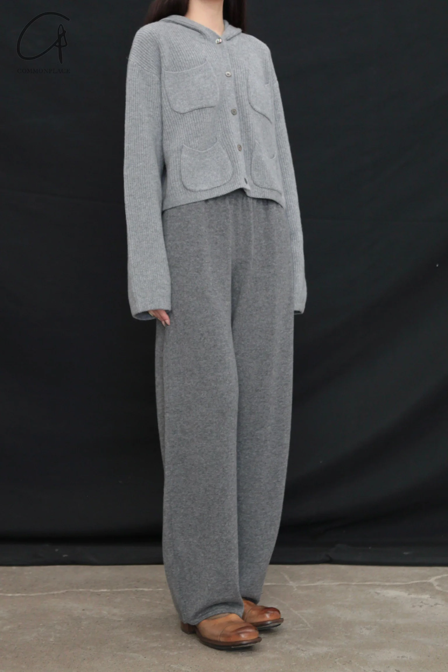 Mutedance 24 Autumn and Winter Cashmere Trousers MD-MD24FW118-GRAY MD24FW118 MD24FW119 - Image 6