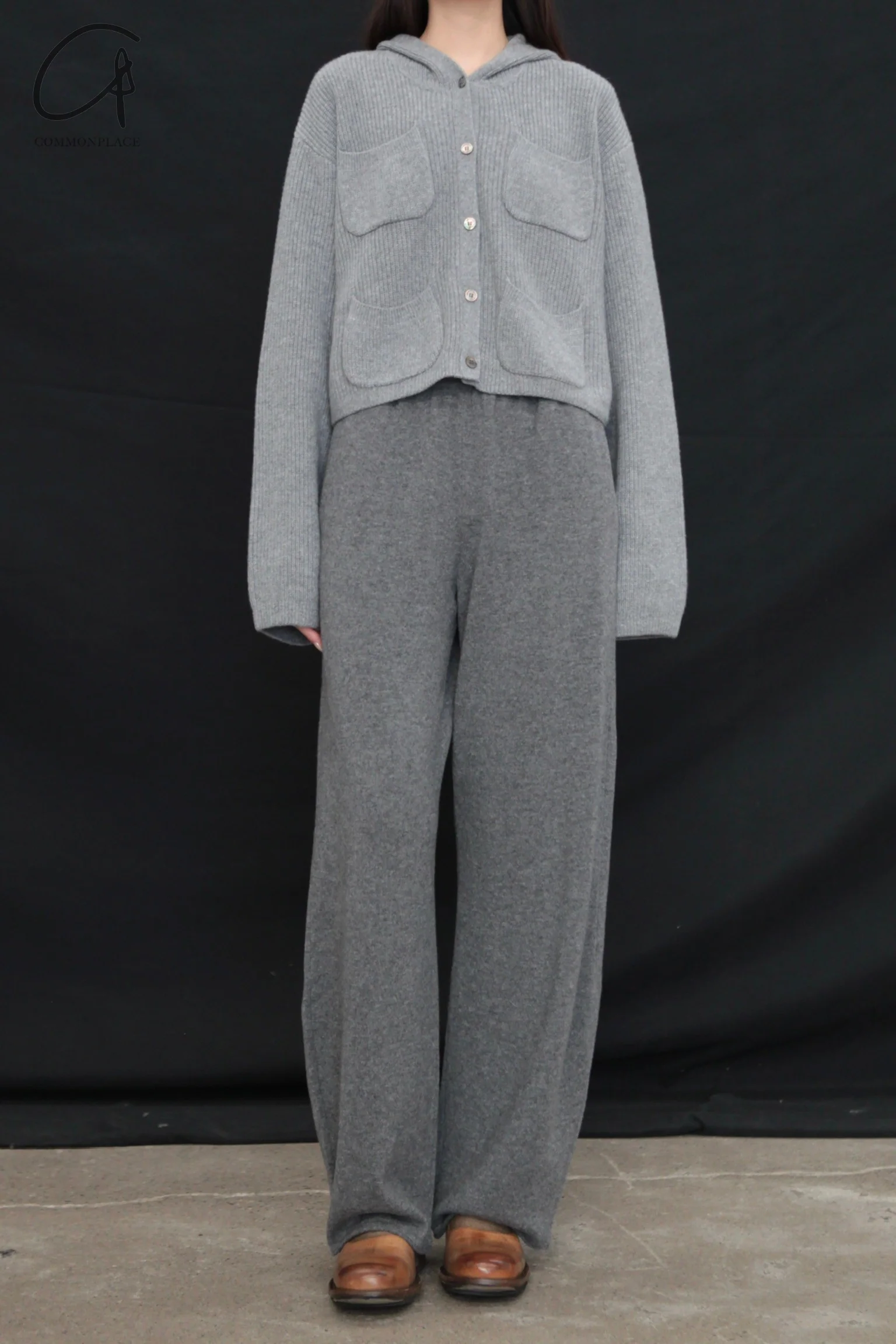 Mutedance 24 Autumn and Winter Cashmere Trousers MD-MD24FW118-GRAY MD24FW118 MD24FW119 - Image 7