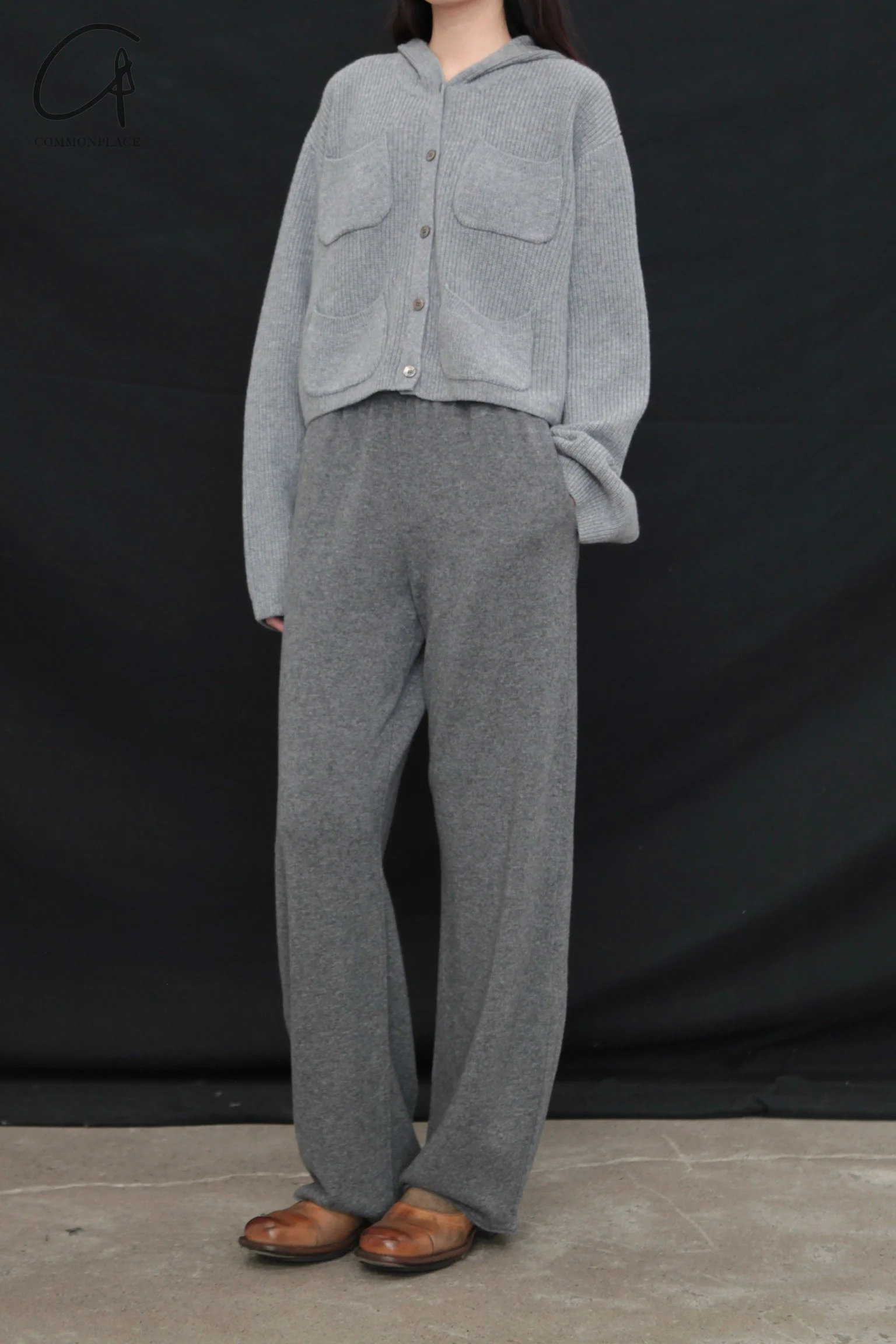 Mutedance 24 Autumn and Winter Cashmere Trousers MD-MD24FW118-GRAY MD24FW118 MD24FW119 - Image 8