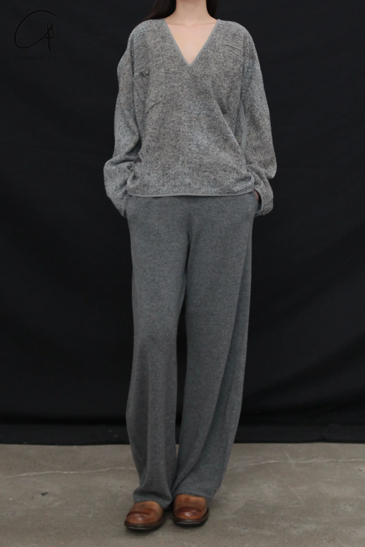 Mutedance 24 Autumn and Winter Cashmere Trousers MD-MD24FW118-GRAY MD24FW118 MD24FW119 - Image 9
