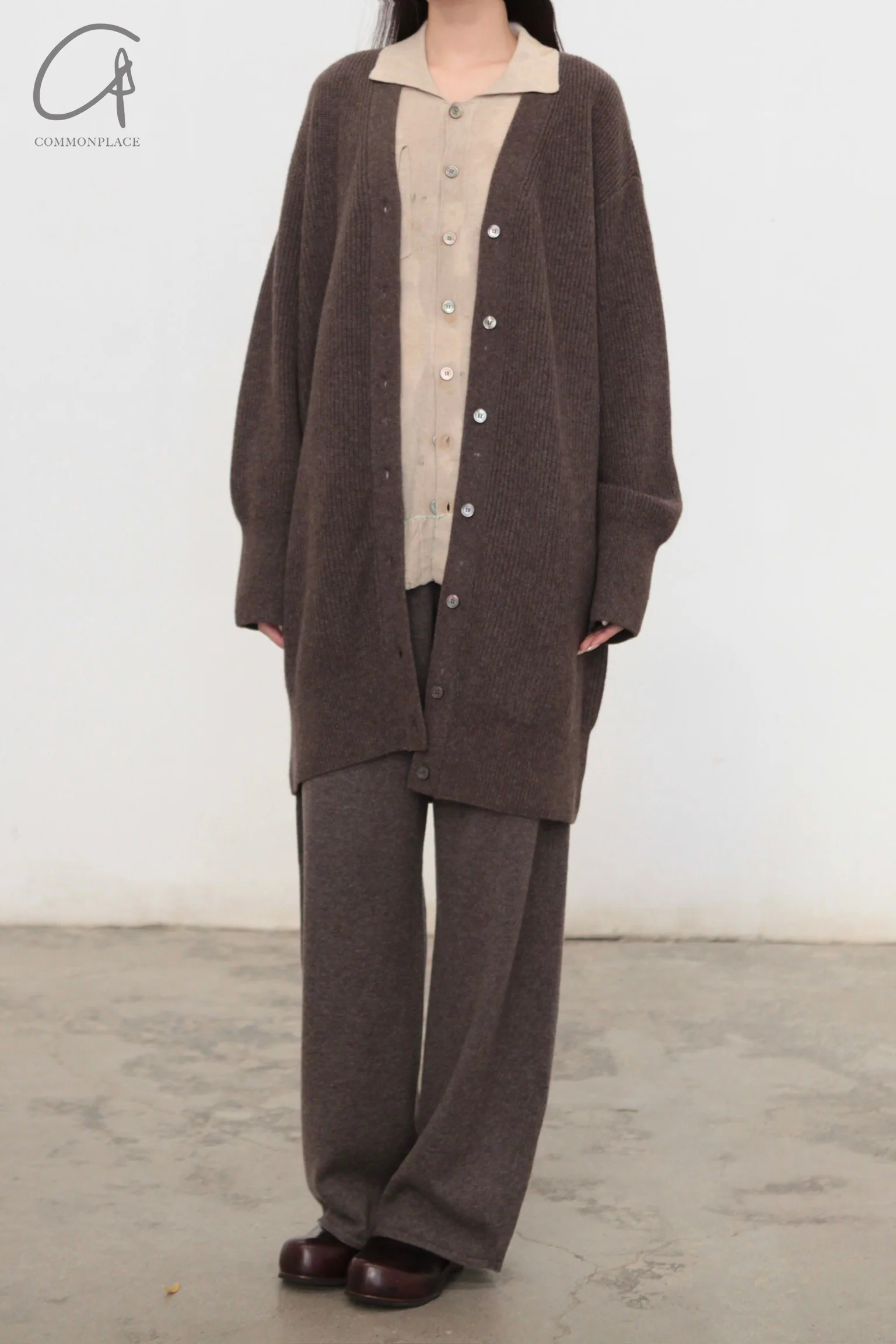 Mutedance 24 Autumn and Winter Cashmere Trousers MD-MD24FW119-BROWN MD24FW118 MD24FW119 - Image 11