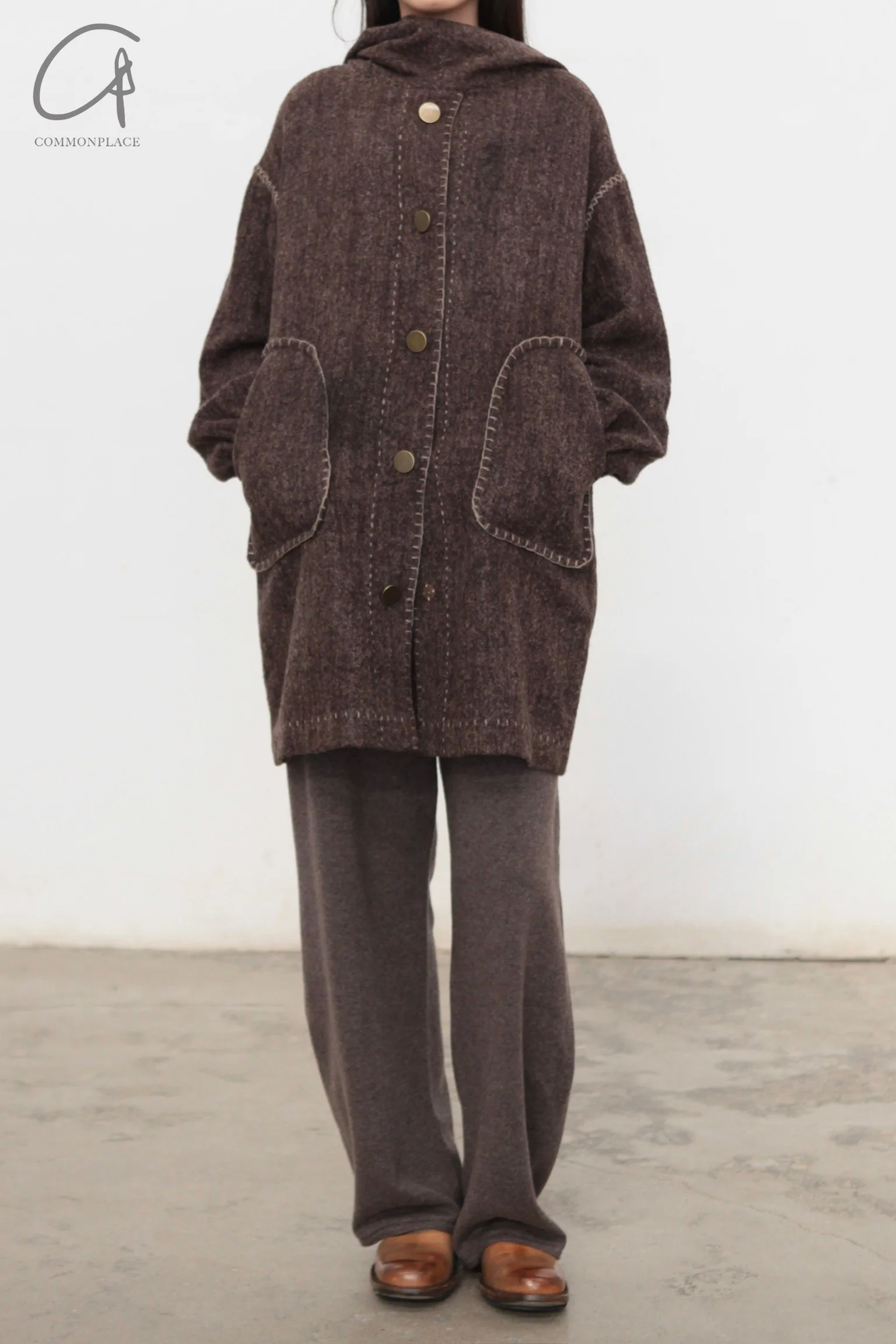 Mutedance 24 Autumn and Winter Cashmere Trousers MD-MD24FW119-BROWN MD24FW118 MD24FW119 - Image 15