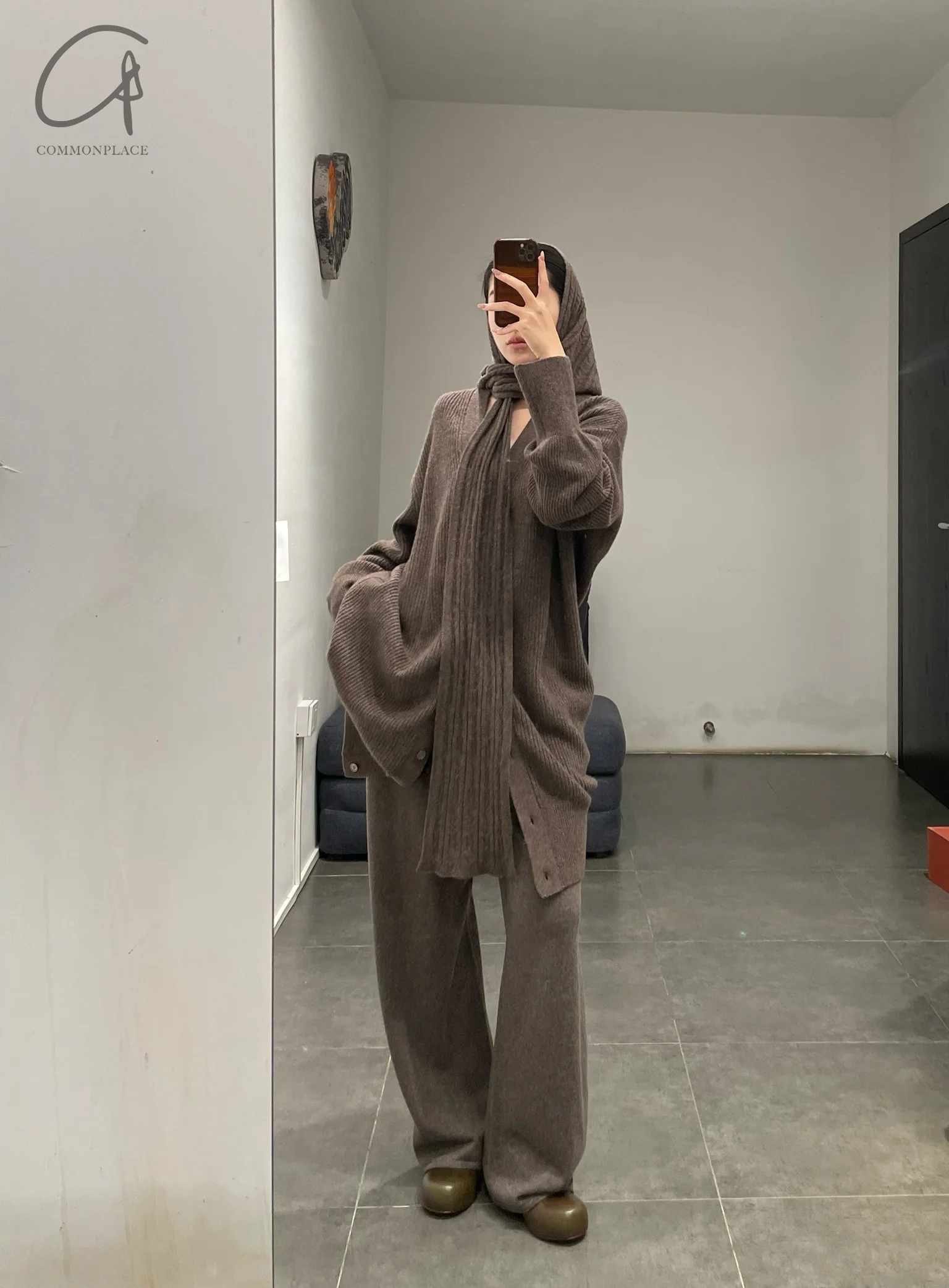Mutedance 24 Autumn and Winter Cashmere Trousers MD-MD24FW119-BROWN MD24FW118 MD24FW119 - Image 18