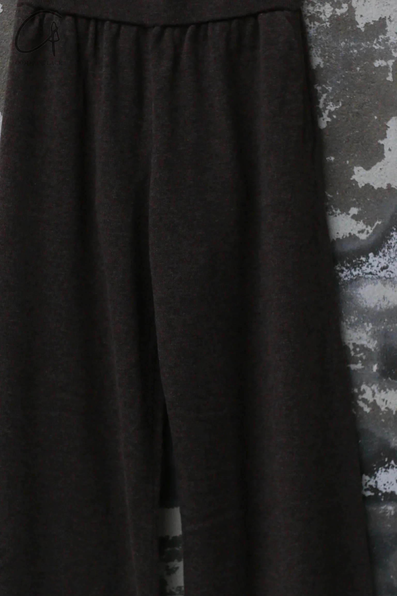 Mutedance 24 Autumn and Winter Cashmere Trousers MD-MD24FW119-BROWN MD24FW118 MD24FW119 - Image 2