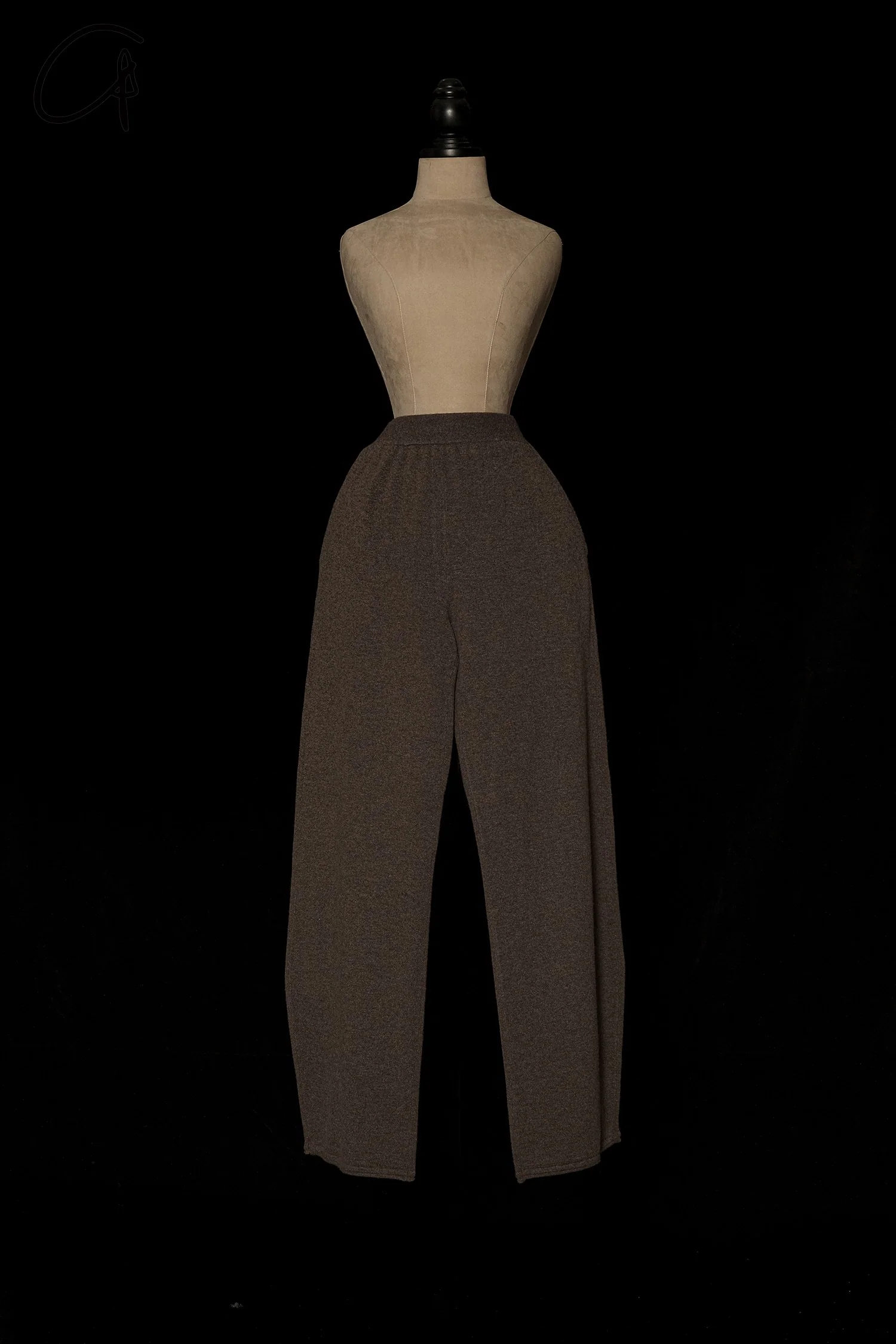 Mutedance 24 Autumn and Winter Cashmere Trousers MD-MD24FW119-BROWN MD24FW118 MD24FW119 - Image 5