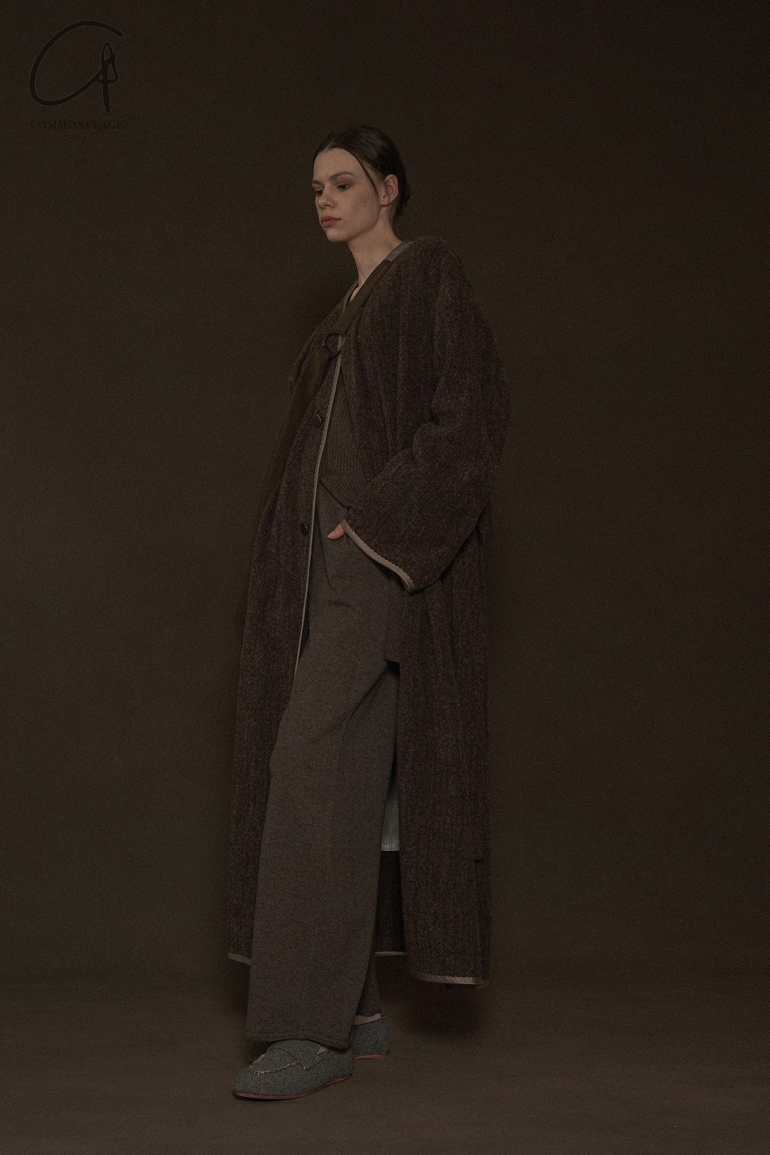 Mutedance 24 Autumn and Winter Cashmere Trousers MD-MD24FW119-BROWN MD24FW118 MD24FW119 - Image 6
