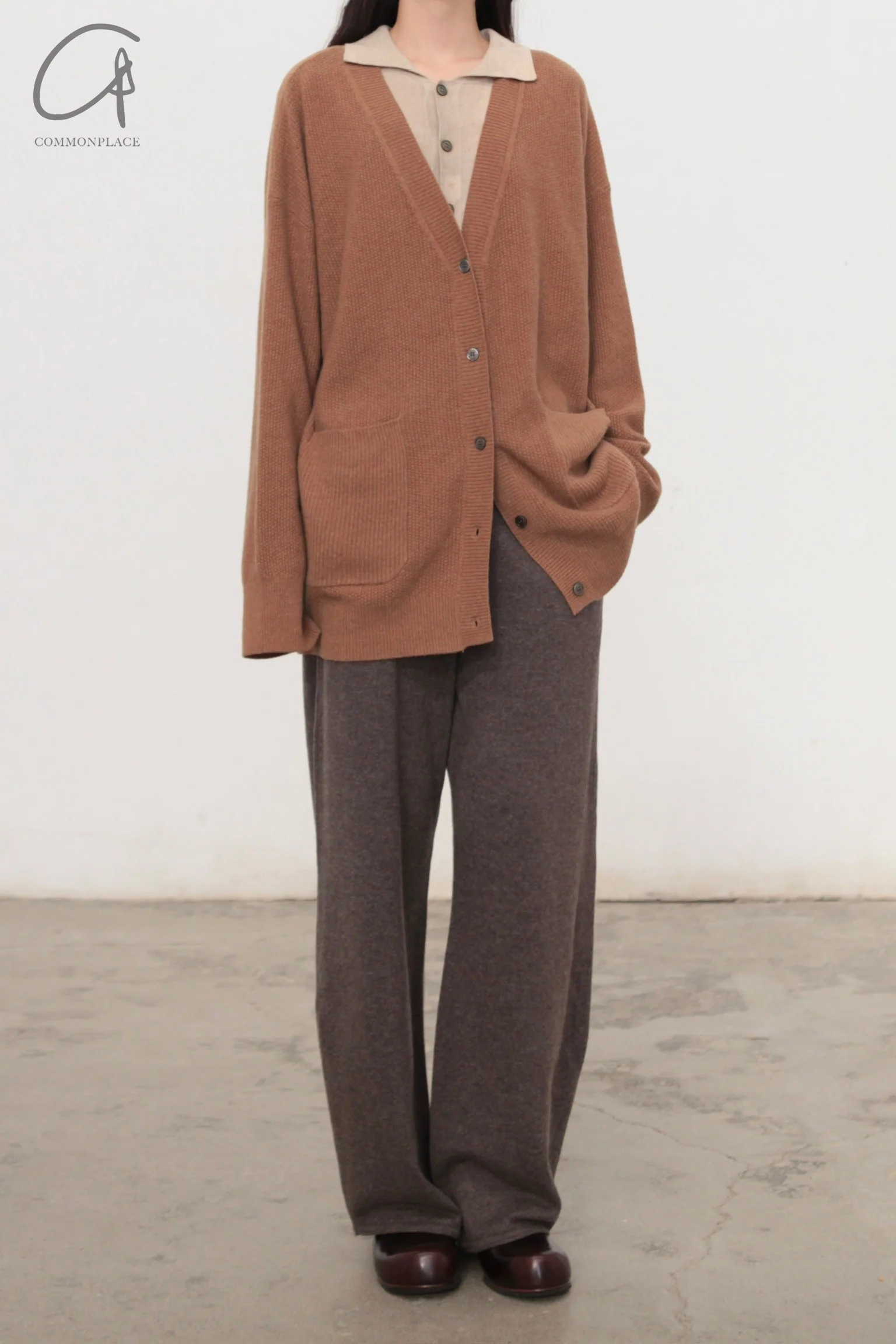 Mutedance 24 Autumn and Winter Cashmere Trousers MD-MD24FW119-BROWN MD24FW118 MD24FW119 - Image 8