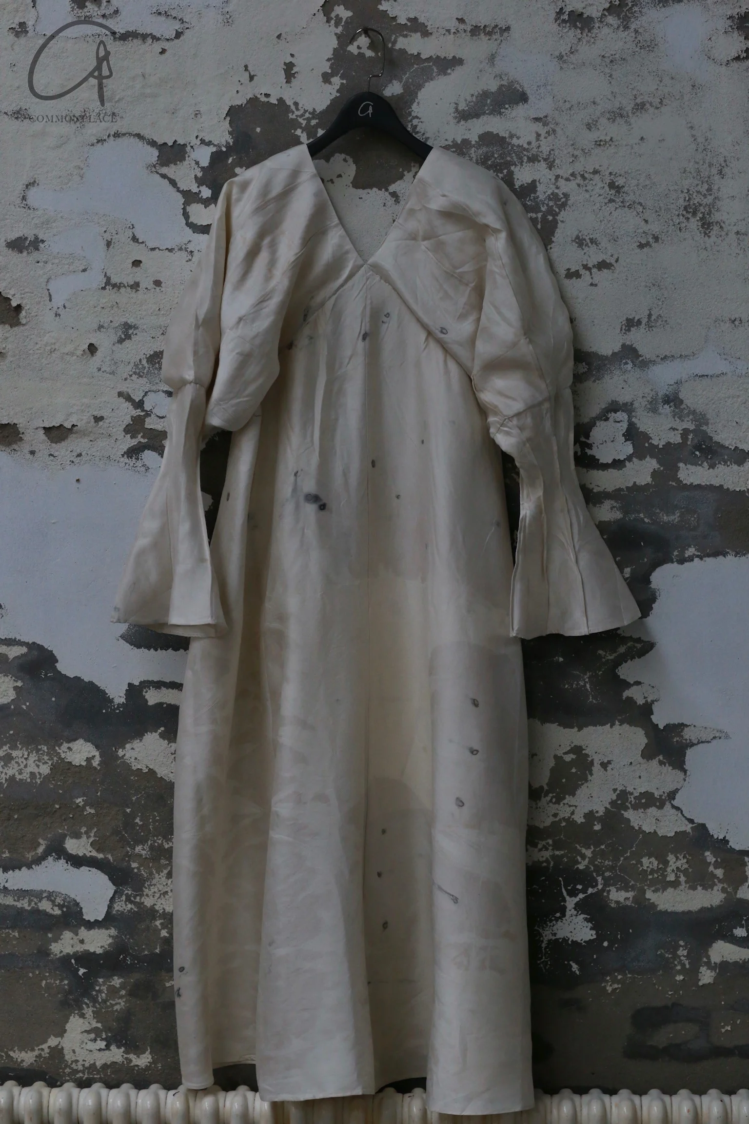 Mutedance 24 Autumn and Winter Floral Dye Dress with Cuffed Sleeves MD-MD24FW85-hoary MD24FW84 - Image 3