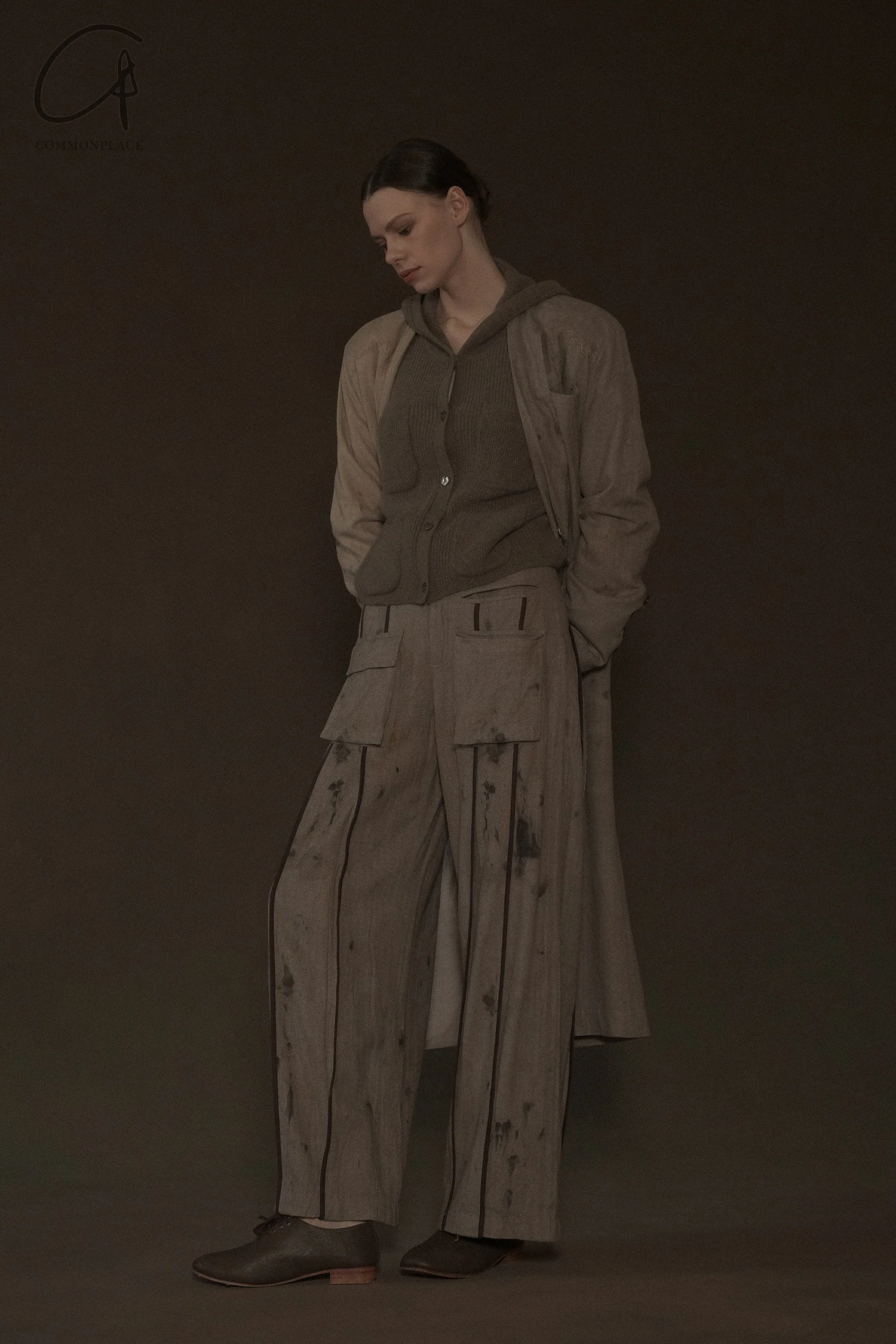 Mutedance 24 Autumn and Winter Hooded Cashmere Sweater MD-MD24FW134-BROWN MD24FW133 MD24FW134 - Image 11