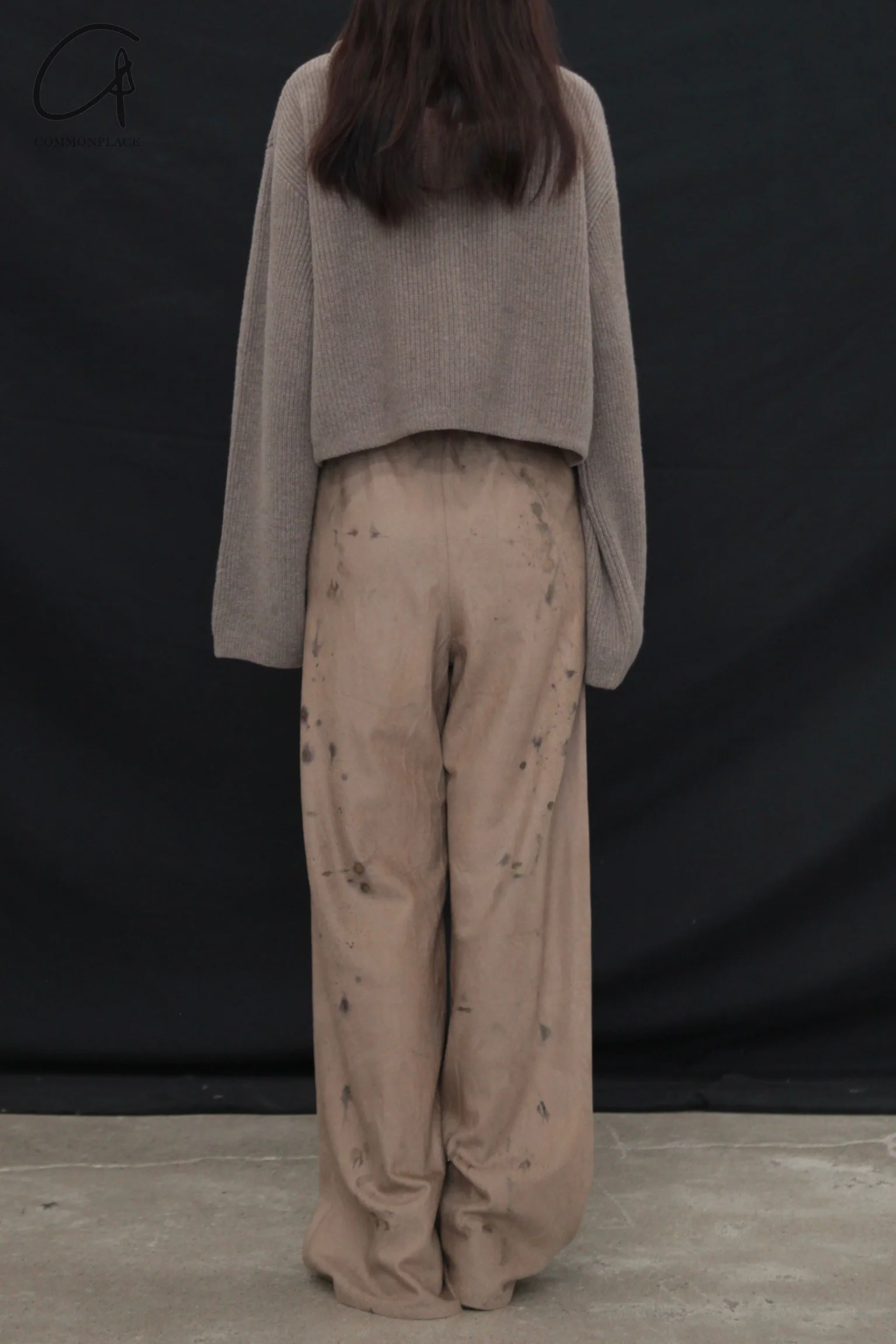 Mutedance 24 Autumn and Winter Hooded Cashmere Sweater MD-MD24FW134-BROWN MD24FW133 MD24FW134 - Image 4