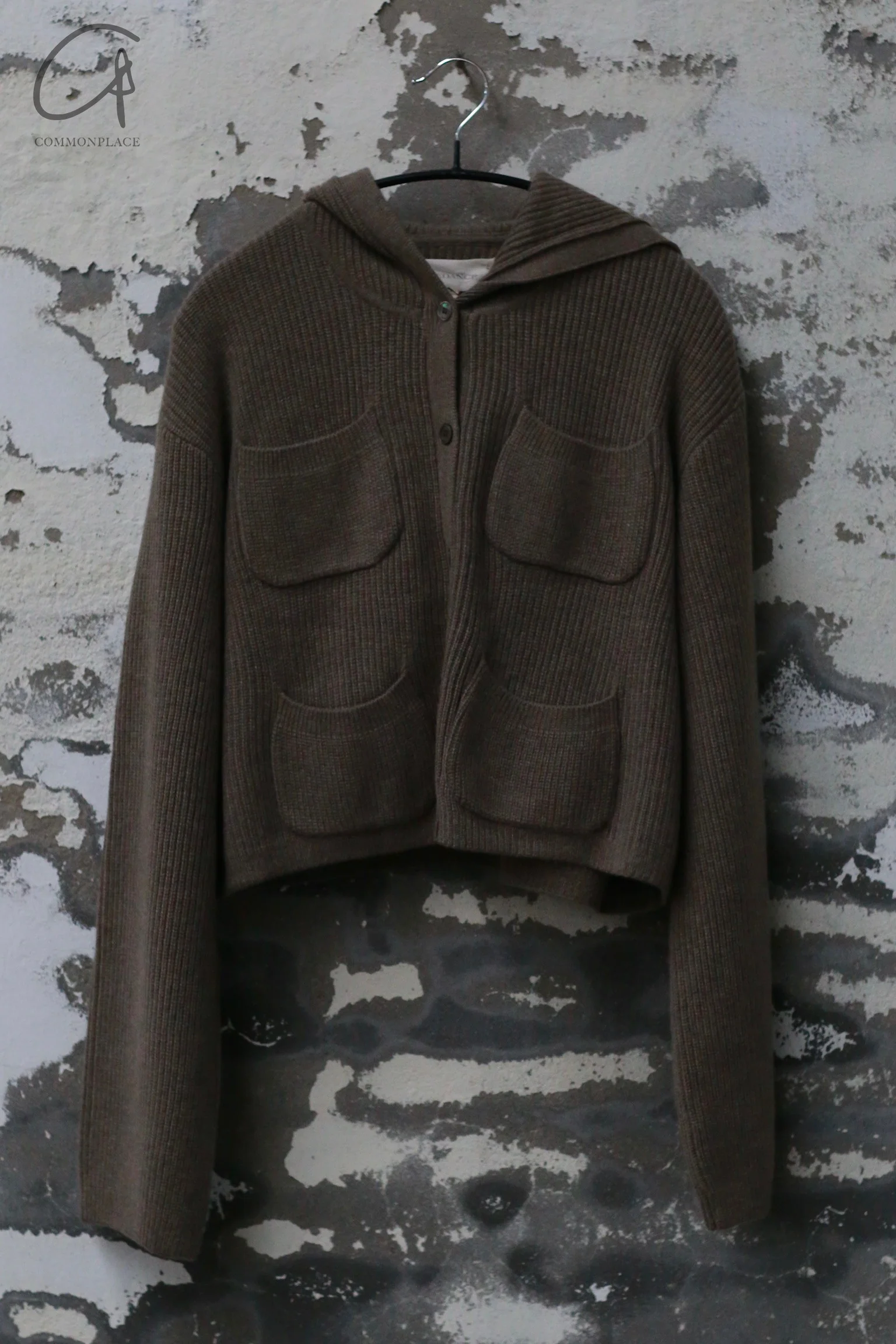 Mutedance 24 Autumn and Winter Hooded Cashmere Sweater MD-MD24FW134-BROWN MD24FW133 MD24FW134 - Image 6