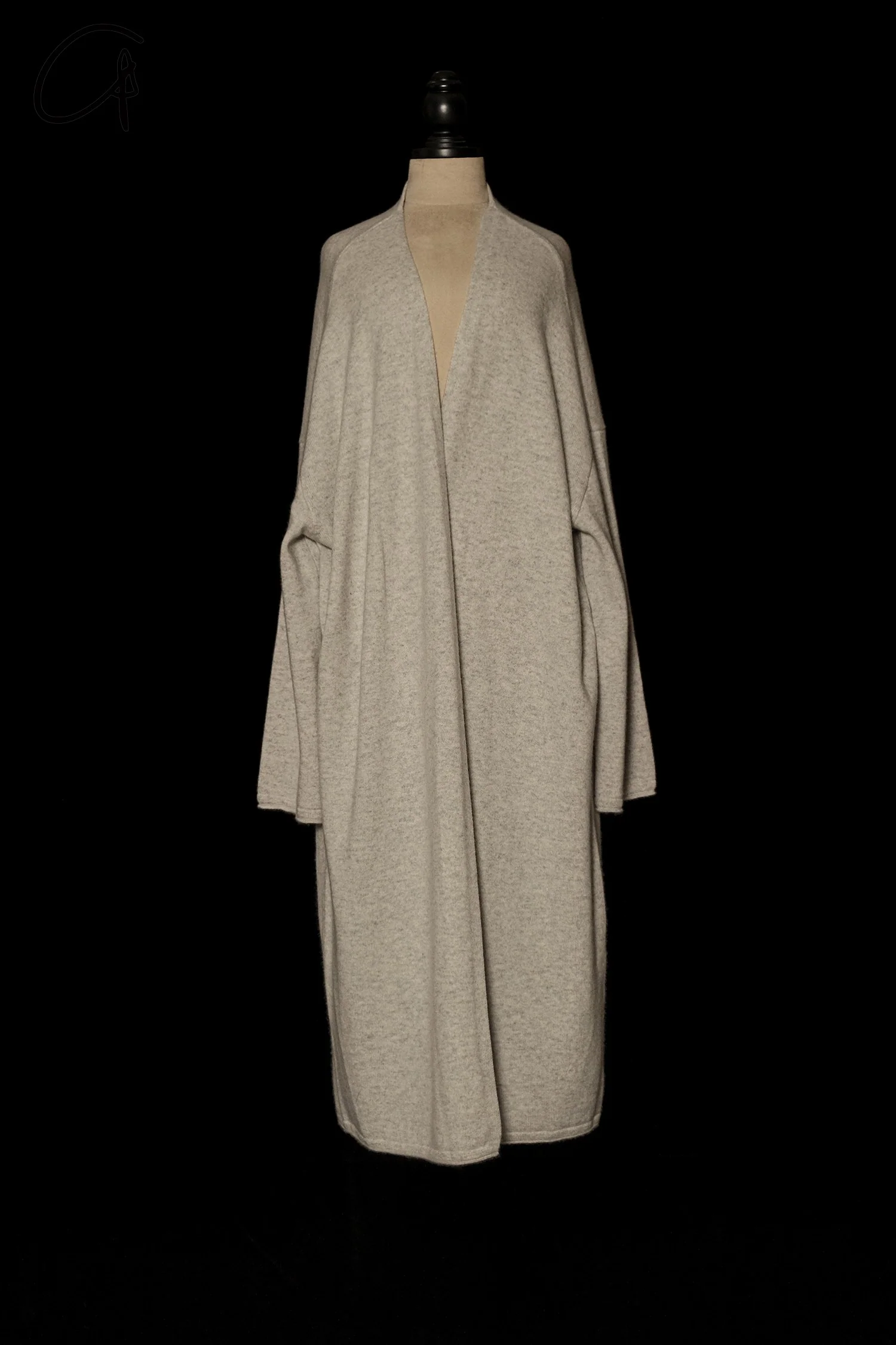 Mutedance 24 Autumn and Winter Long Cashmere Cardigan Series MD-MD24FW131-GRAY MD24FW131 MD24FW132 - Image 5