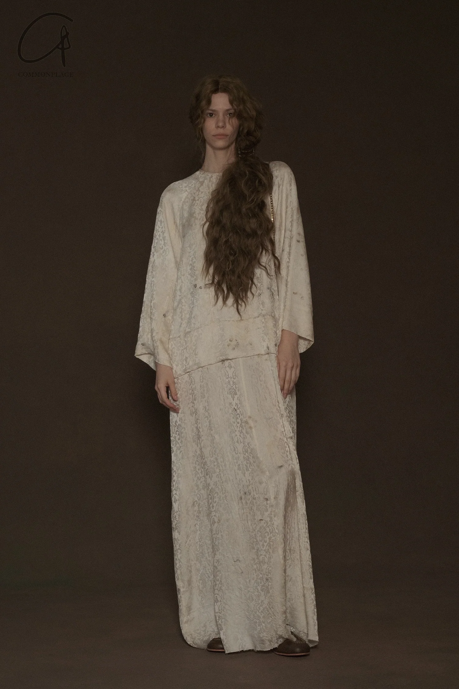 Mutedance 24 Autumn and Winter Long Sleeve Round Neck Dress MD-MD24FW92-hoary MD24FW91 MD24FW92 - Image 10