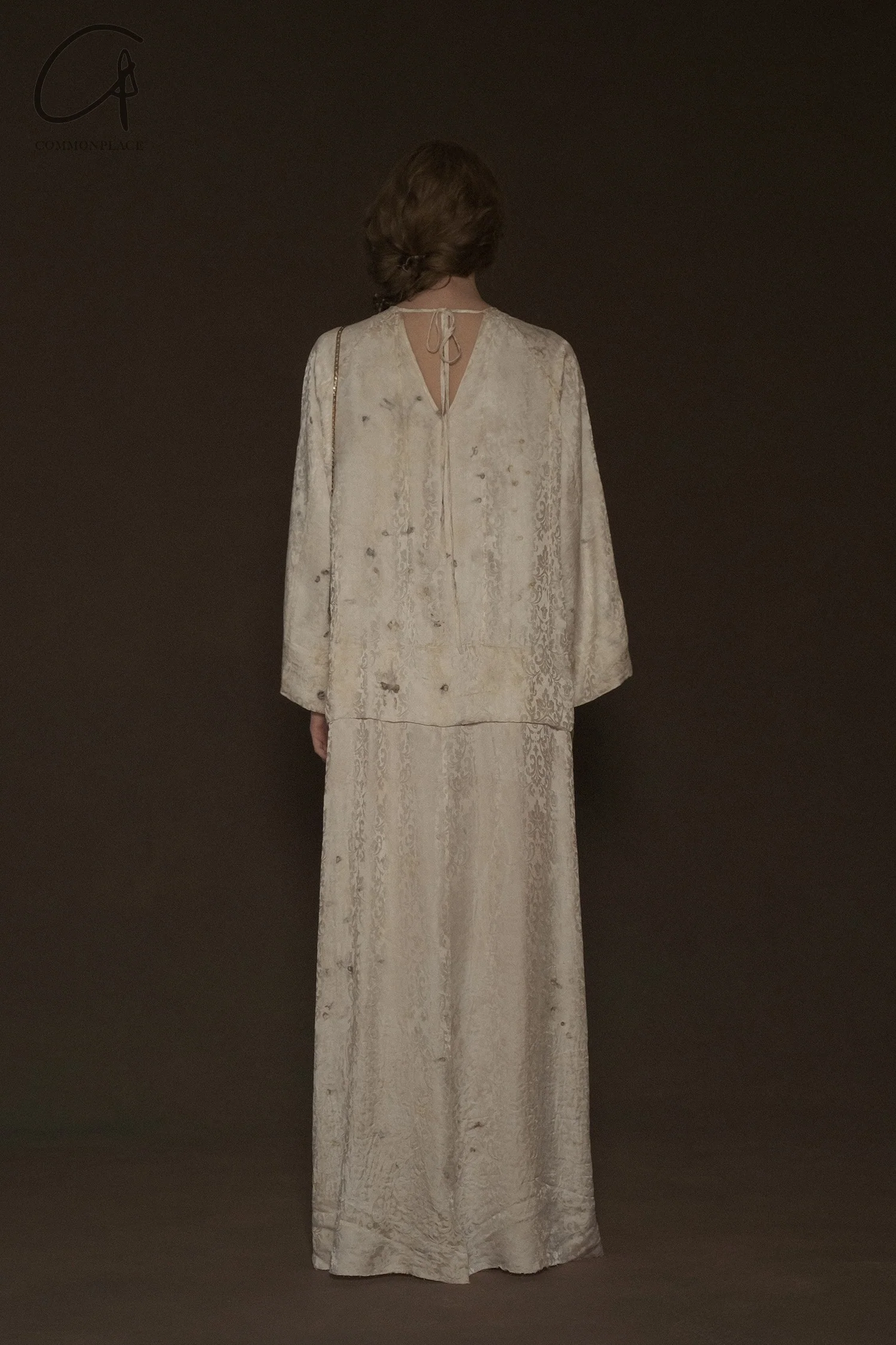 Mutedance 24 Autumn and Winter Long Sleeve Round Neck Dress MD-MD24FW92-hoary MD24FW91 MD24FW92 - Image 11