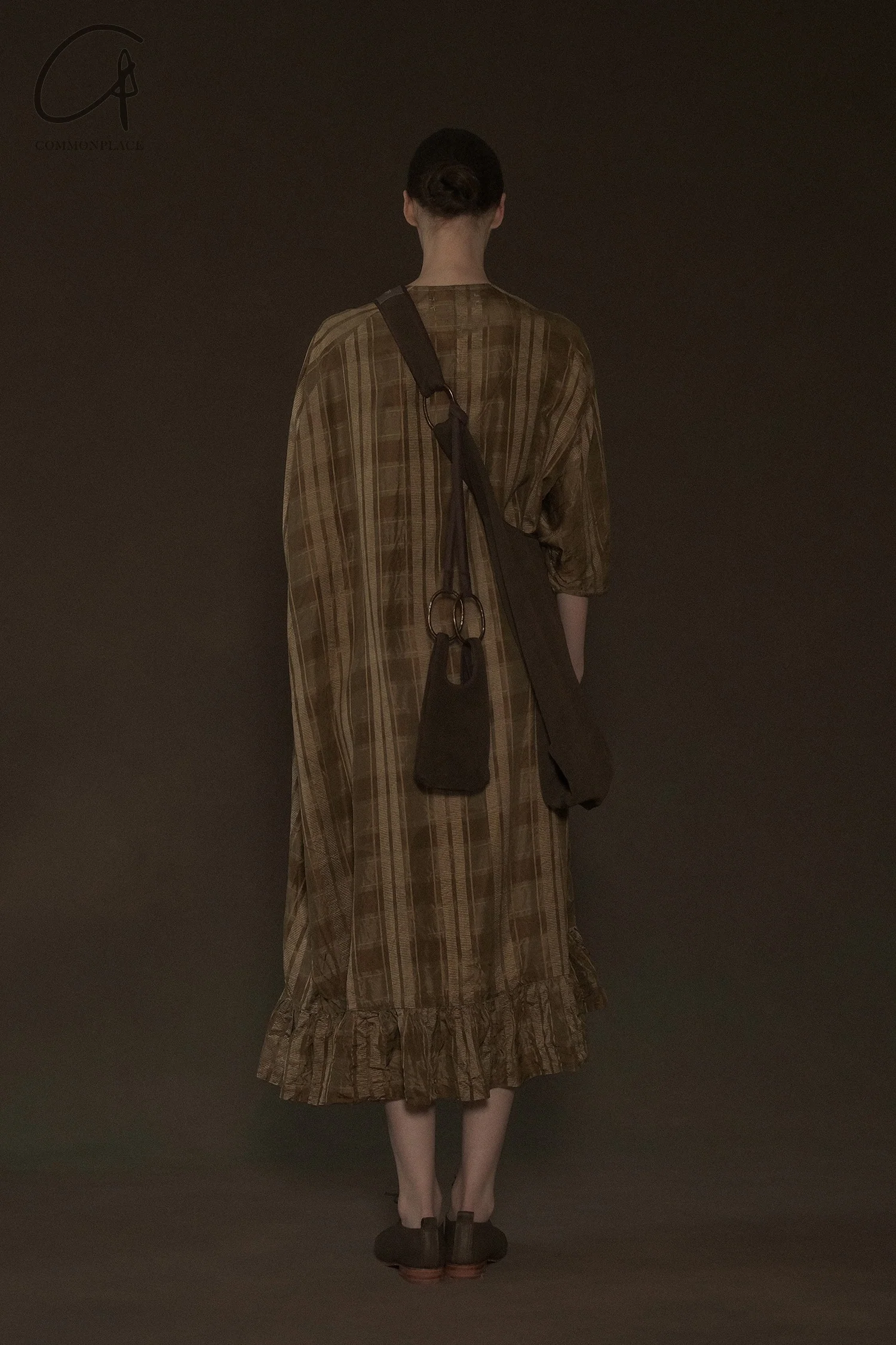 Mutedance 24 Autumn and Winter Long Sleeve Round Neck Lace Dress MD-MD24FW90-celadon MD24FW89 MD24FW90 - Image 13