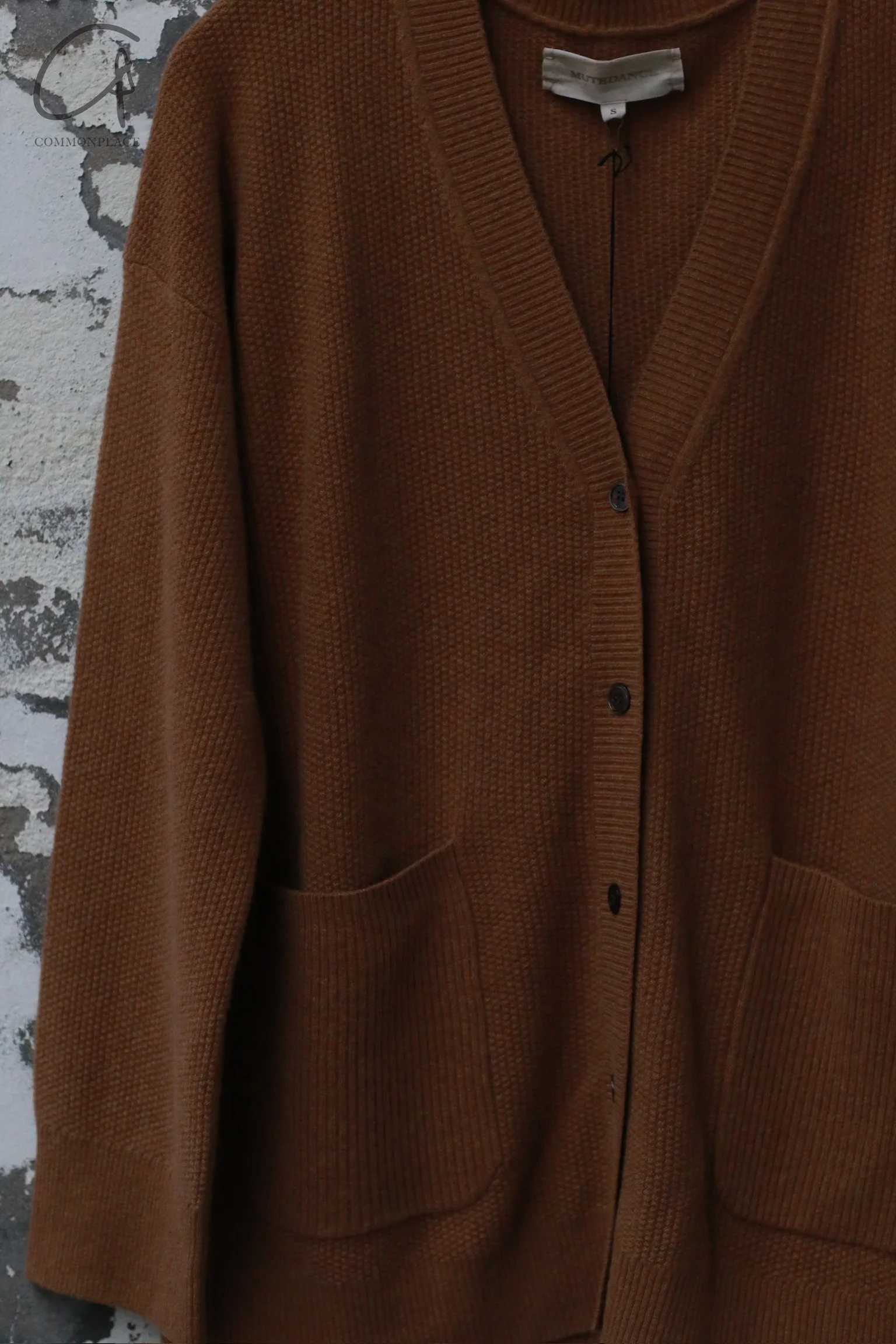 Mutedance 24 Autumn and Winter V-neck cashmere top series MD-MD24FW124-BROWN MD24FW123 MD24FW124 - Image 8