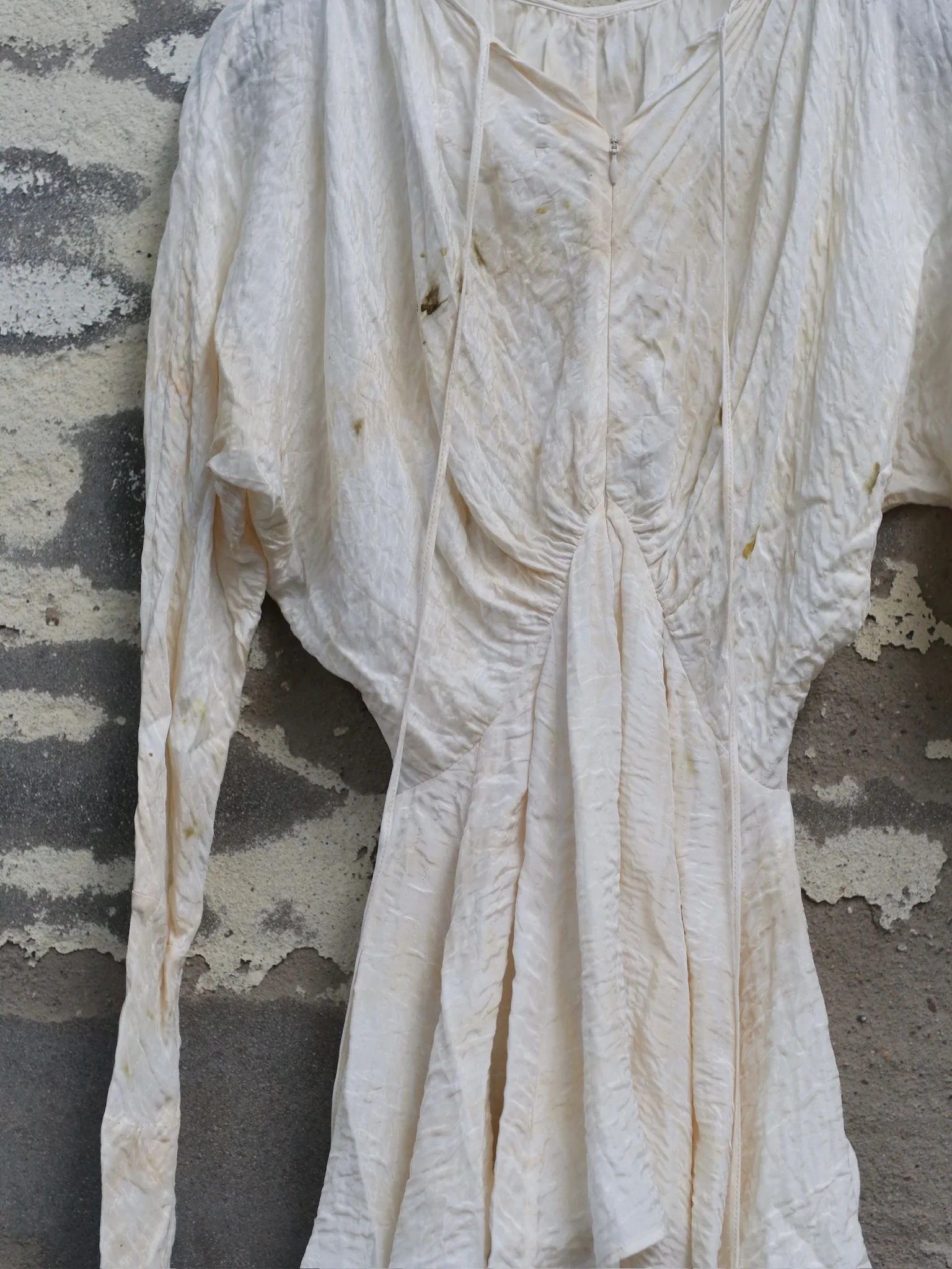Mutedance 25 Autumn and Winter Round Neck Tunic Shirt Flower Dye MD-MD25FW55-nude (MD25FW53) - Image 8