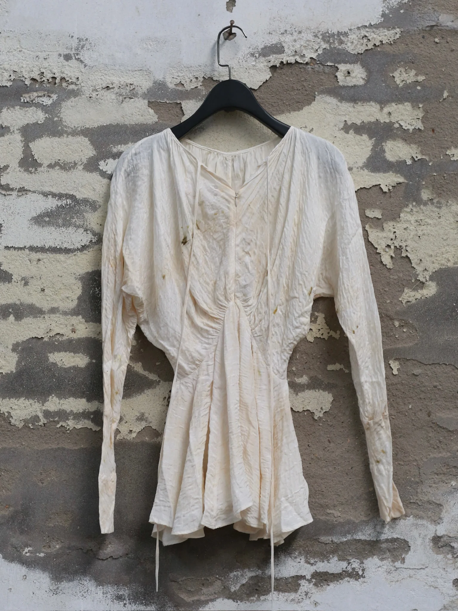 Mutedance 25 Autumn and Winter Round Neck Tunic Shirt Flower Dye MD-MD25FW55-nude (MD25FW53) - Image 9