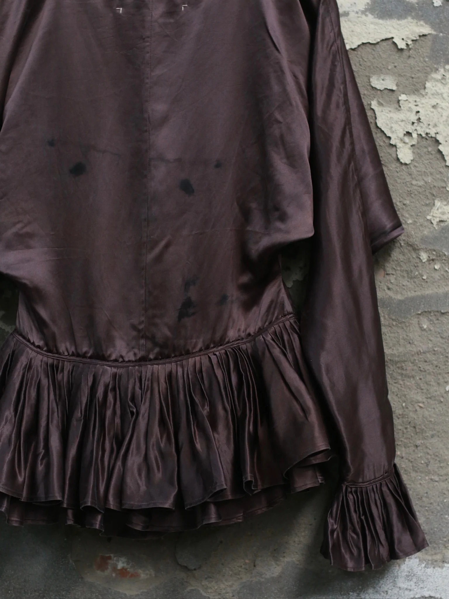 Mutedance 25 Autumn/Winter Round Neck Top Skirt Plant Dye Highly Handmade MD-MD25FW67-purple (MD25FW65) - Image 3