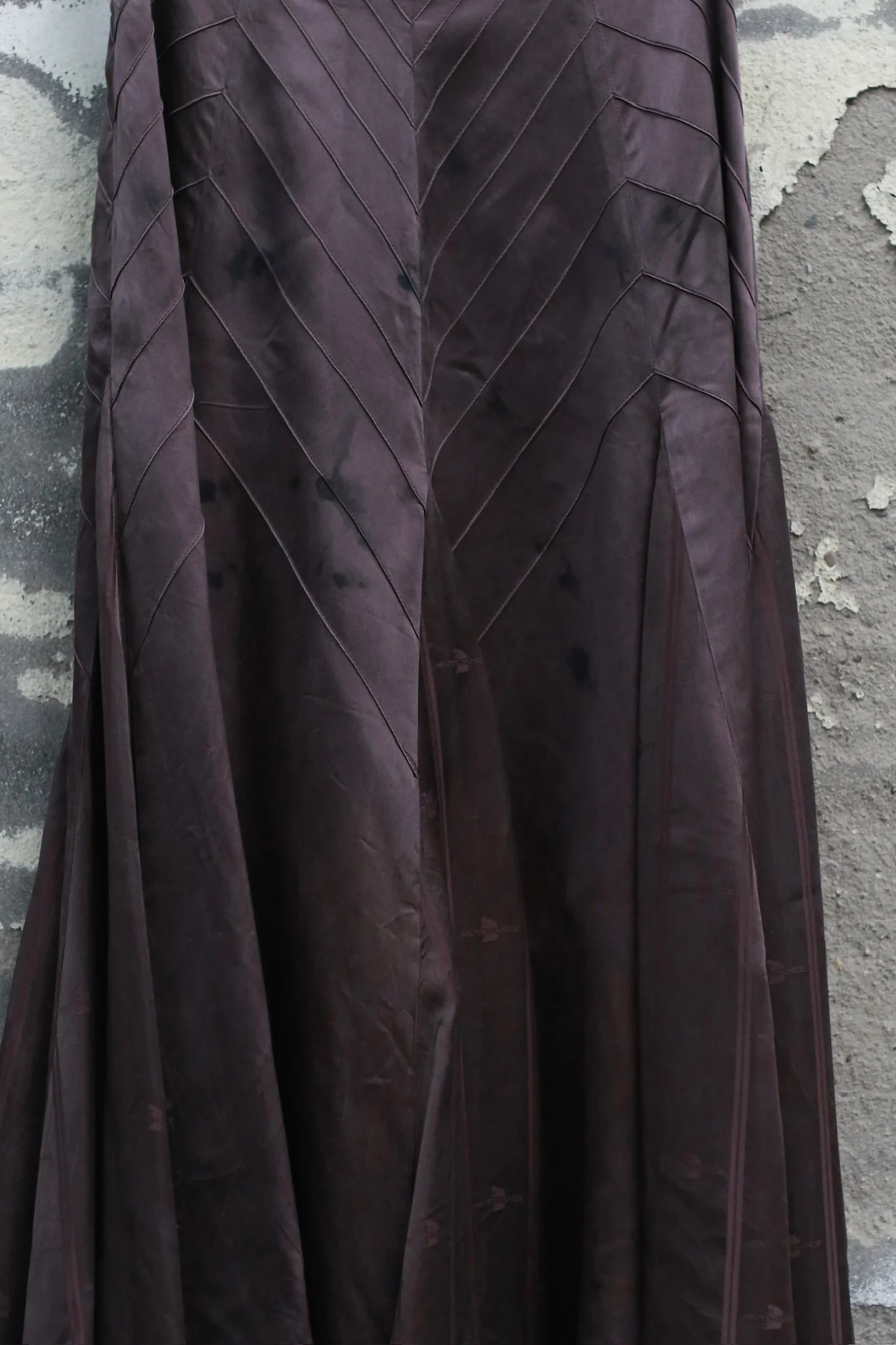 Mutedance 25 Autumn/Winter Waisted Swing Skirt Plant-dyed Highly Handcrafted MD-MD25FW88-purple (MD25FW86) - Image 2
