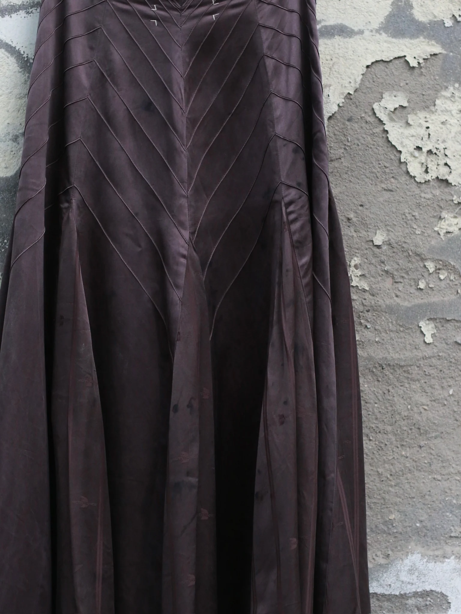 Mutedance 25 Autumn/Winter Waisted Swing Skirt Plant-dyed Highly Handcrafted MD-MD25FW88-purple (MD25FW86) - Image 3