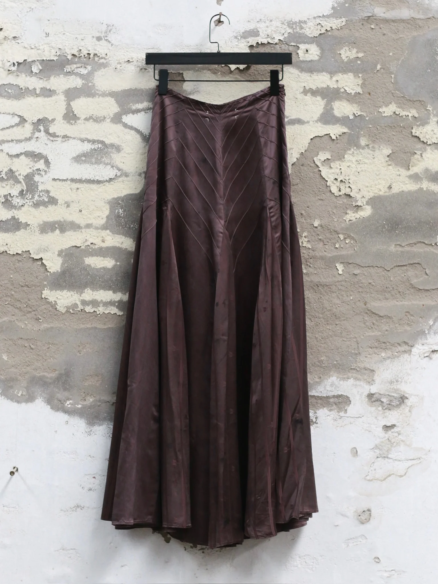 Mutedance 25 Autumn/Winter Waisted Swing Skirt Plant-dyed Highly Handcrafted MD-MD25FW88-purple (MD25FW86) - Image 4