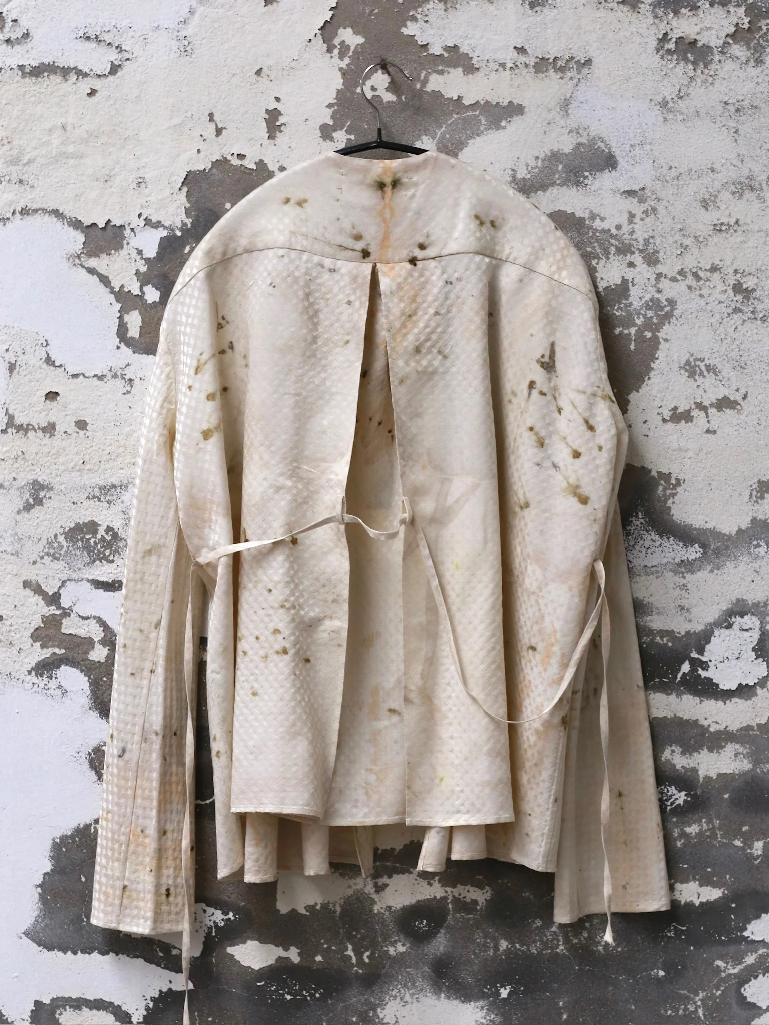 Mutedance 25 Spring/Summer Lace-up Goat Cardigan MD-MD25SS57-HOARY - Image 5