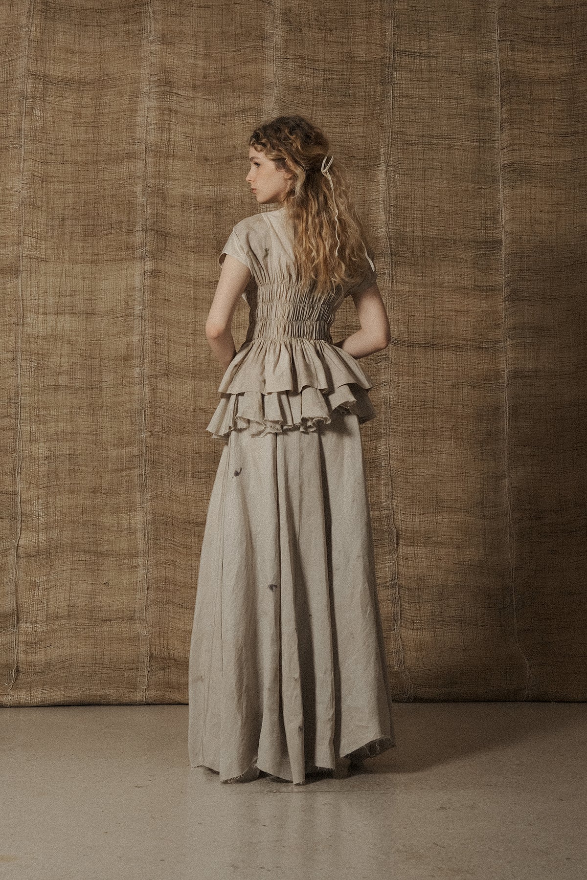 Mutedance 25 Spring/Summer Lace-Up Tunic Top MD-MD25SS02-SAND MD25SS01 - Image 3