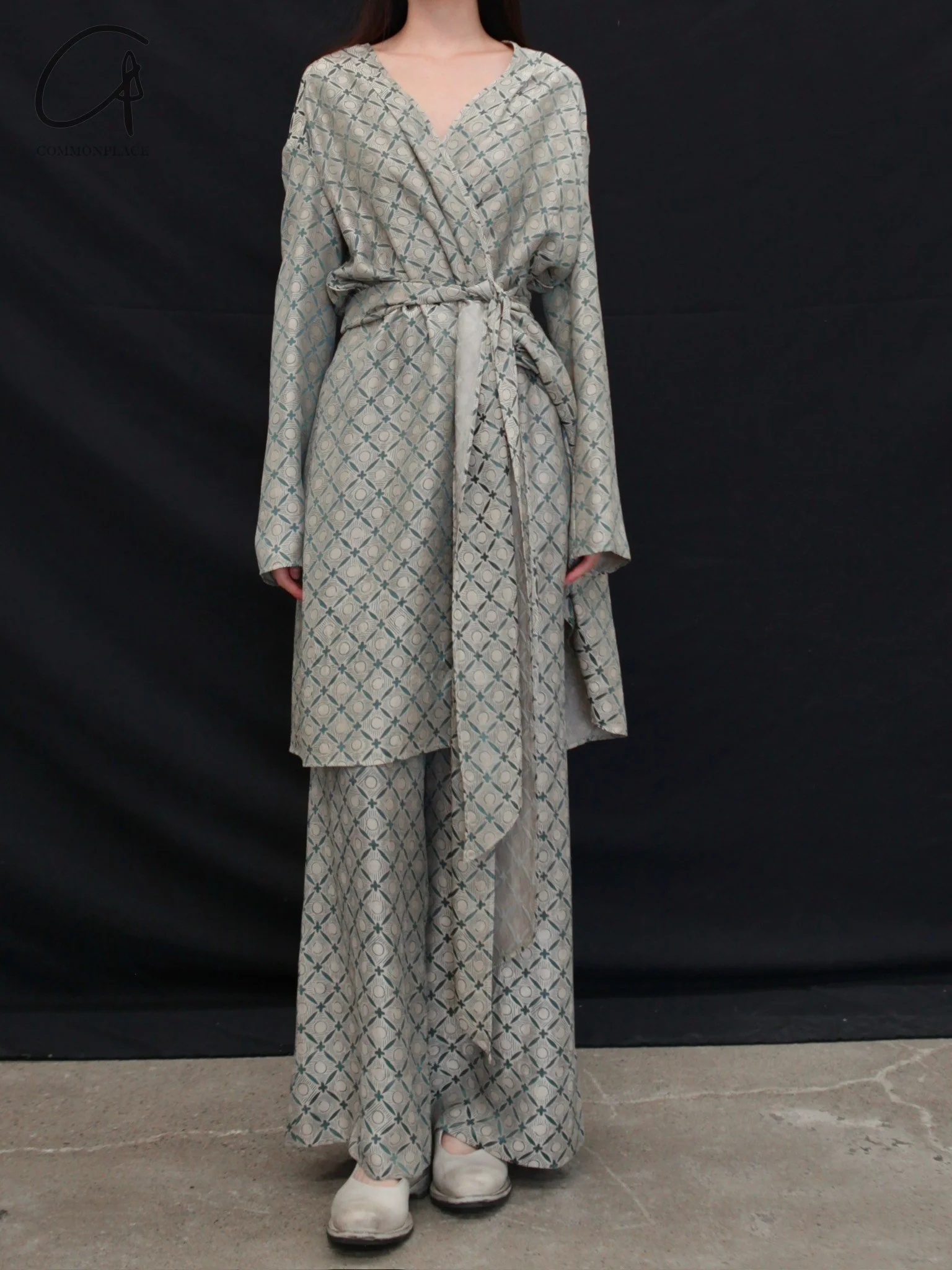 Mutedance 25 Spring/Summer Silk Linen Loose Trousers Series MD-MD25SS82-GREY MD25SS77 - Image 7