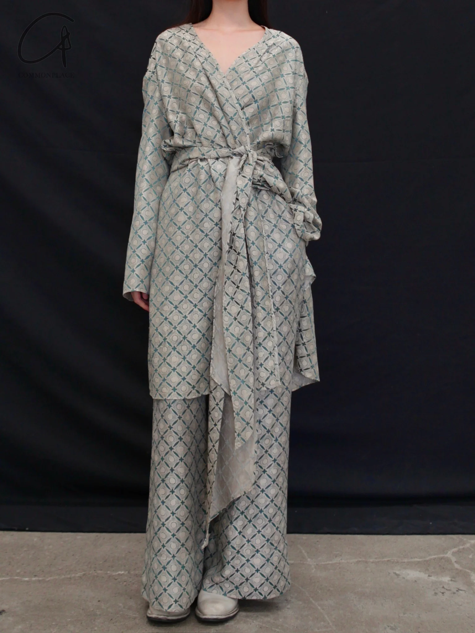 Mutedance 25 Spring/Summer Silk Linen Loose Trousers Series MD-MD25SS82-GREY MD25SS77 - Image 8
