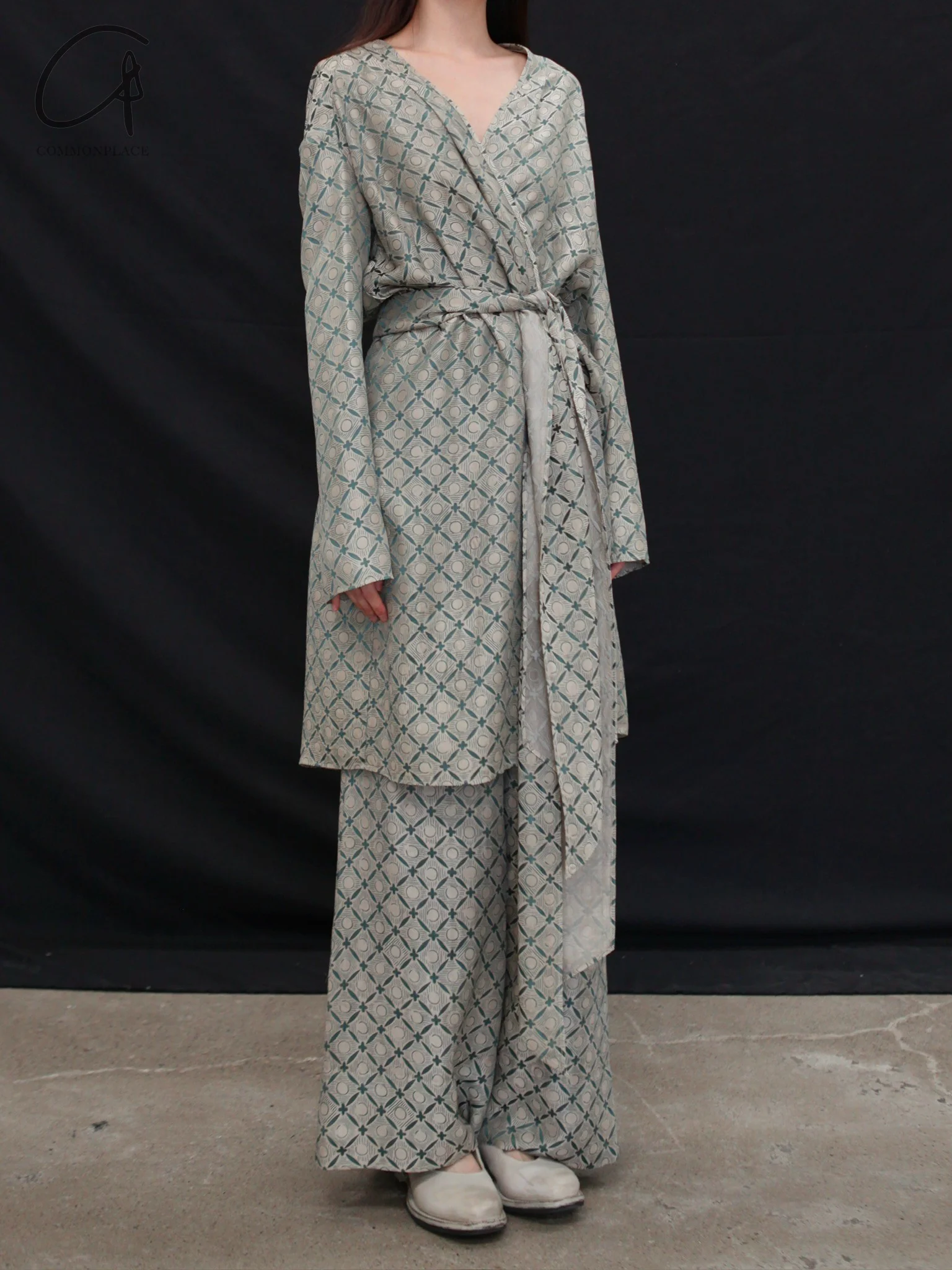 Mutedance 25 Spring/Summer Silk Linen Loose Trousers Series MD-MD25SS82-GREY MD25SS77 - Image 9